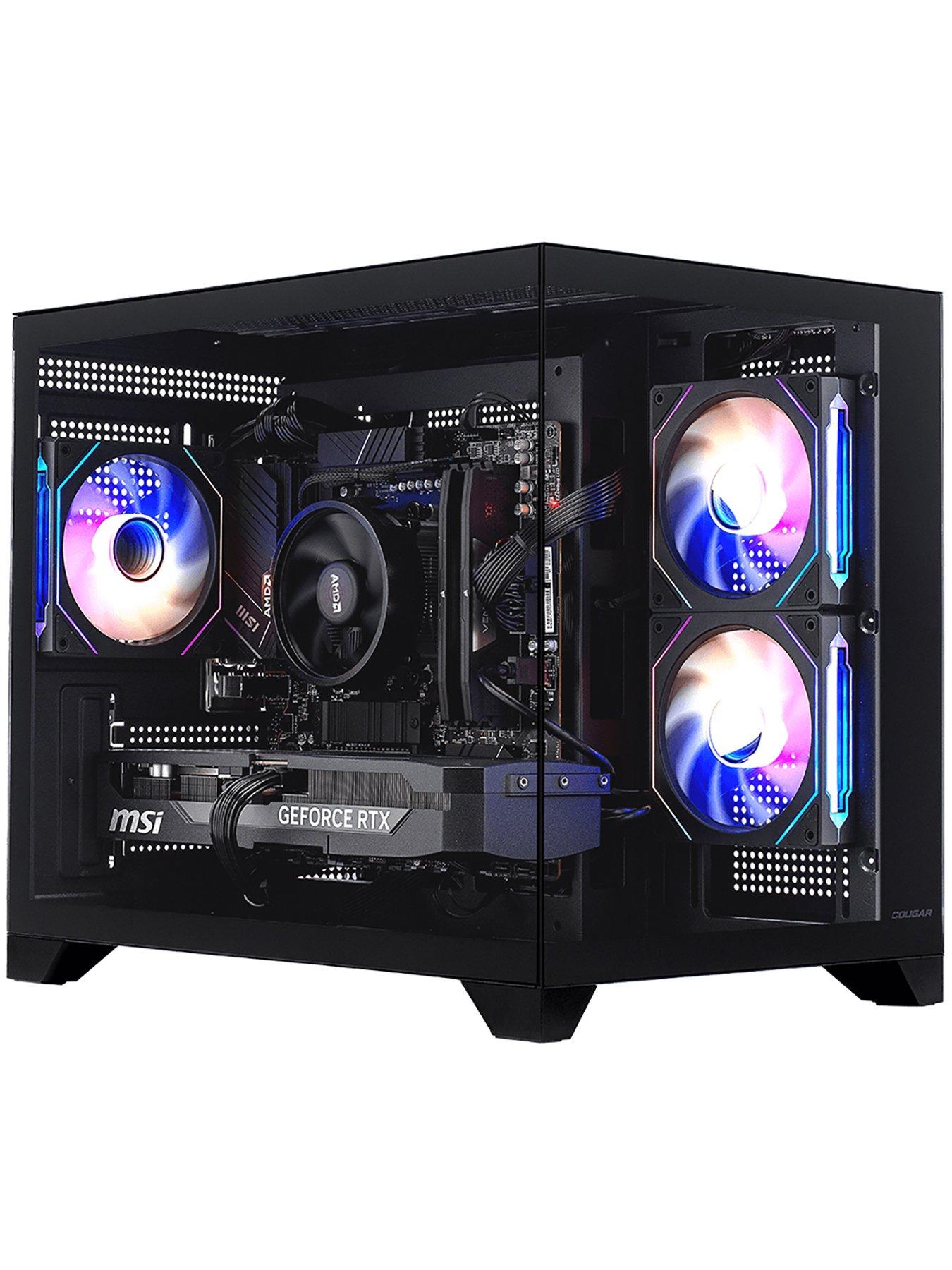 Image 2 of 7 of Stormforce Carbon AMD Ryzen 5, 16GB RAM, 1TB SSD, GeForce RTX 3050, Gaming Desktop Bundle