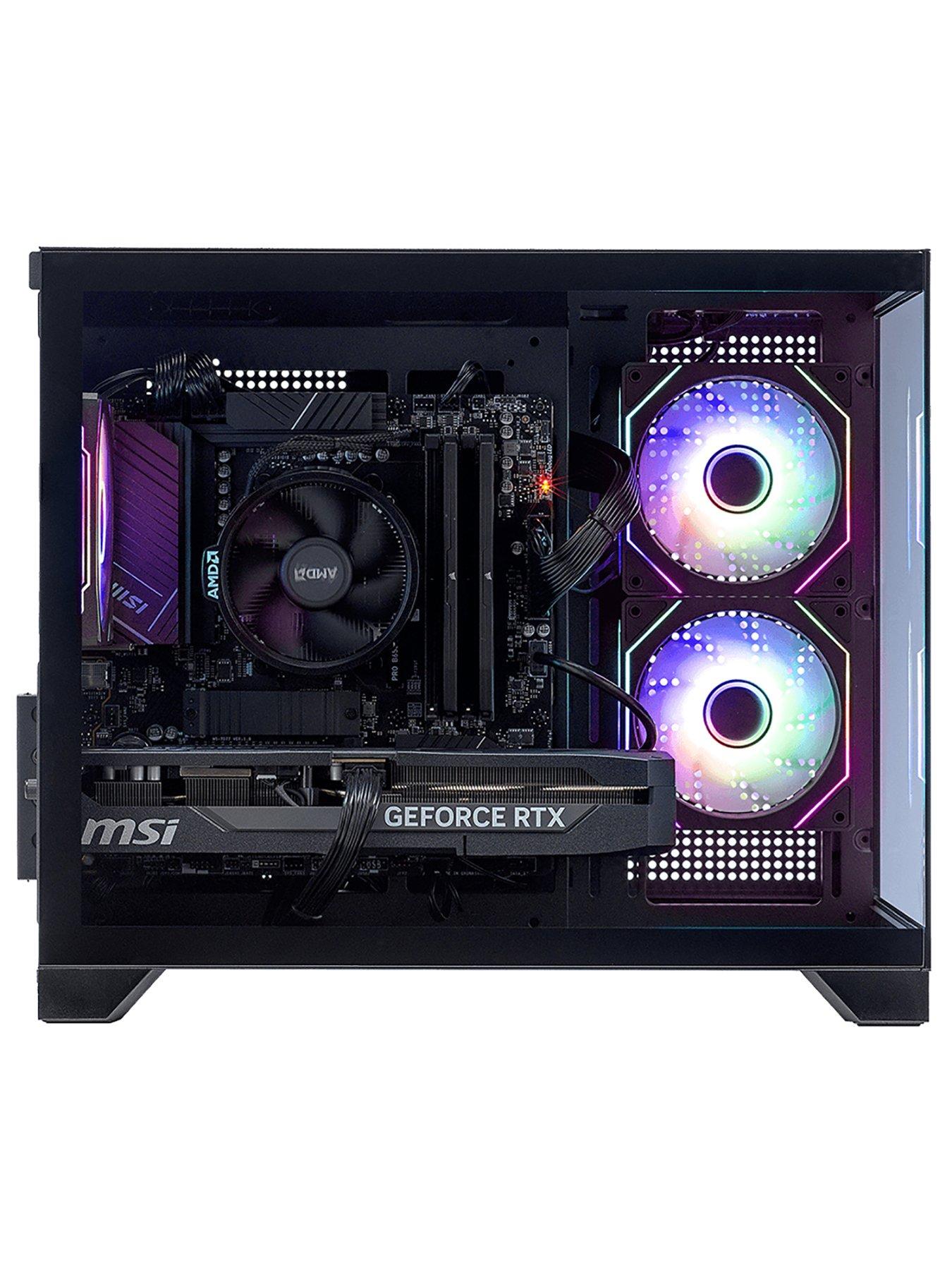 Image 3 of 7 of Stormforce Carbon AMD Ryzen 5, 16GB RAM, 1TB SSD, GeForce RTX 3050, Gaming Desktop Bundle