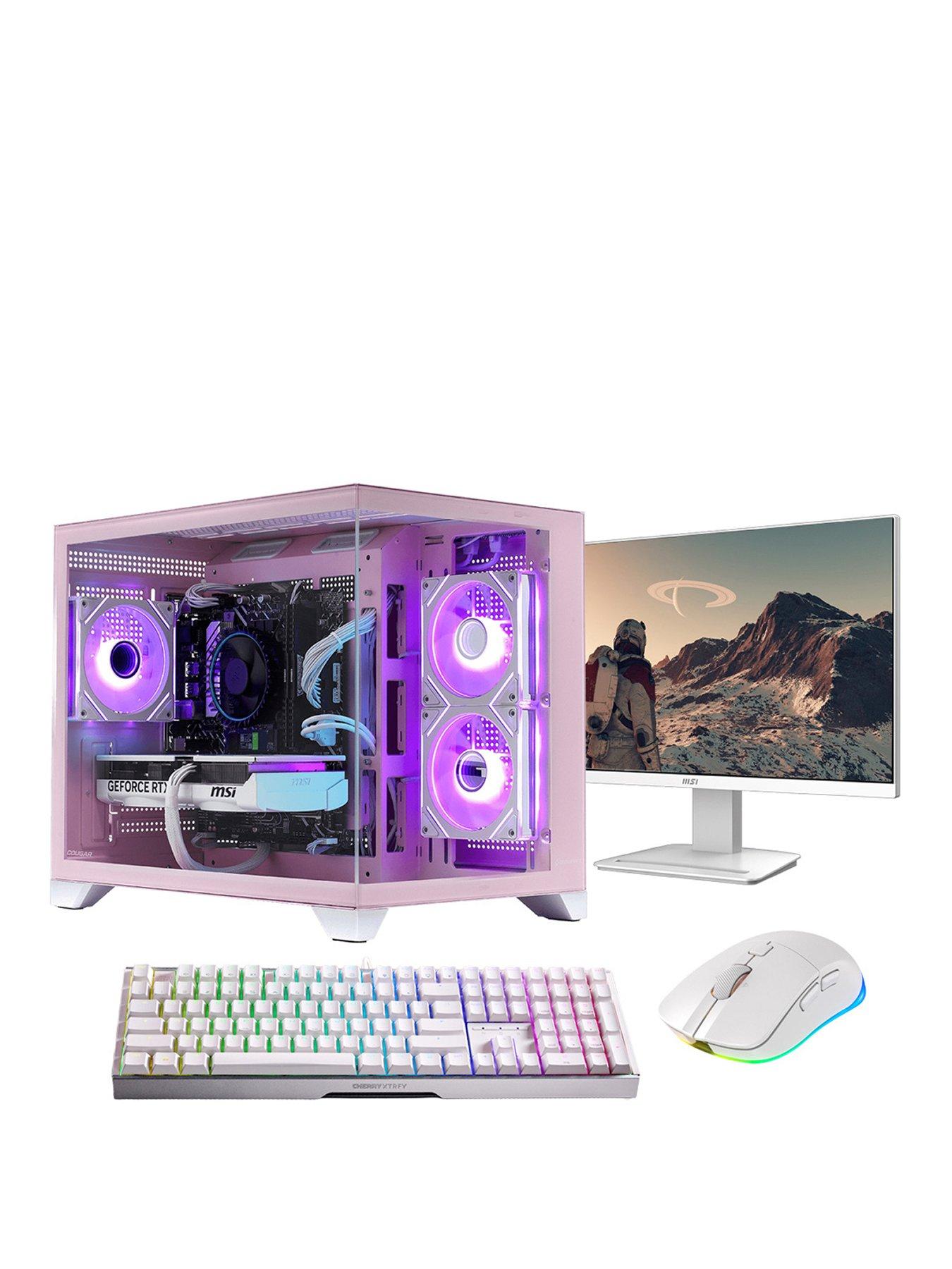 Stormforce Pixel Intel Core i5, 16GB RAM, 1TB SSD, GeForce RTX 5060, Gaming Desktop Bundle