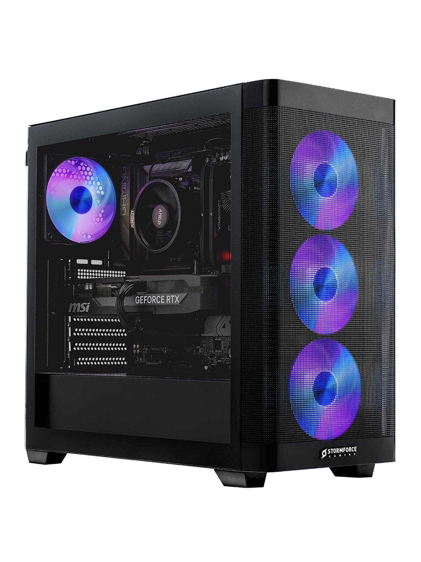 Image 2 of 6 of Stormforce Recon AMD Ryzen 5, 16GB RAM, 1TB SSD, GeForce RTX 5060, Gaming Desktop Bundle