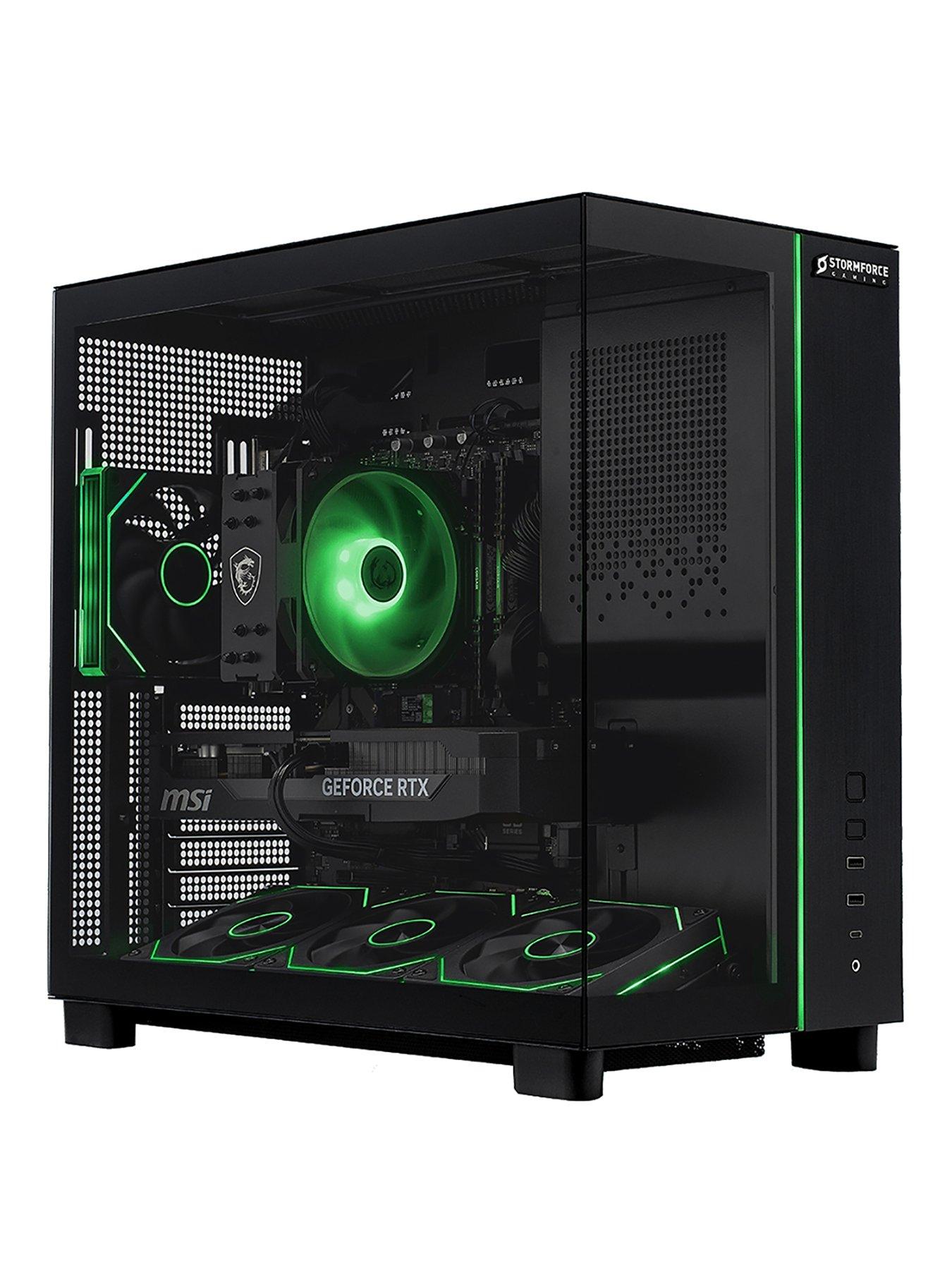 Image 1 of 5 of Stormforce Obsidian AMD Ryzen 7, 32GB RAM, 2TB SSD, GeForce RTX 5070, Gaming Desktop