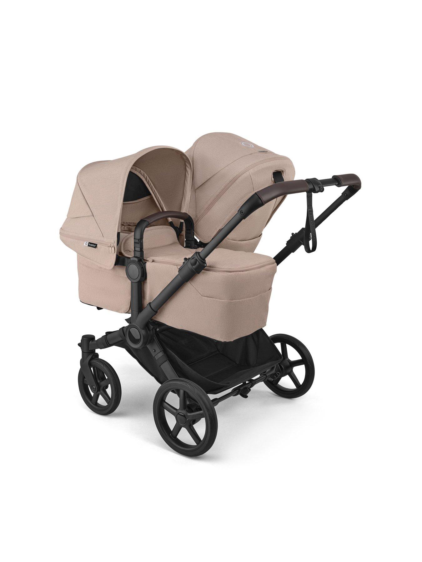 Image 3 of 5 of Bugaboo Donkey 6 Double Pushchair- Desert Taupe Melange