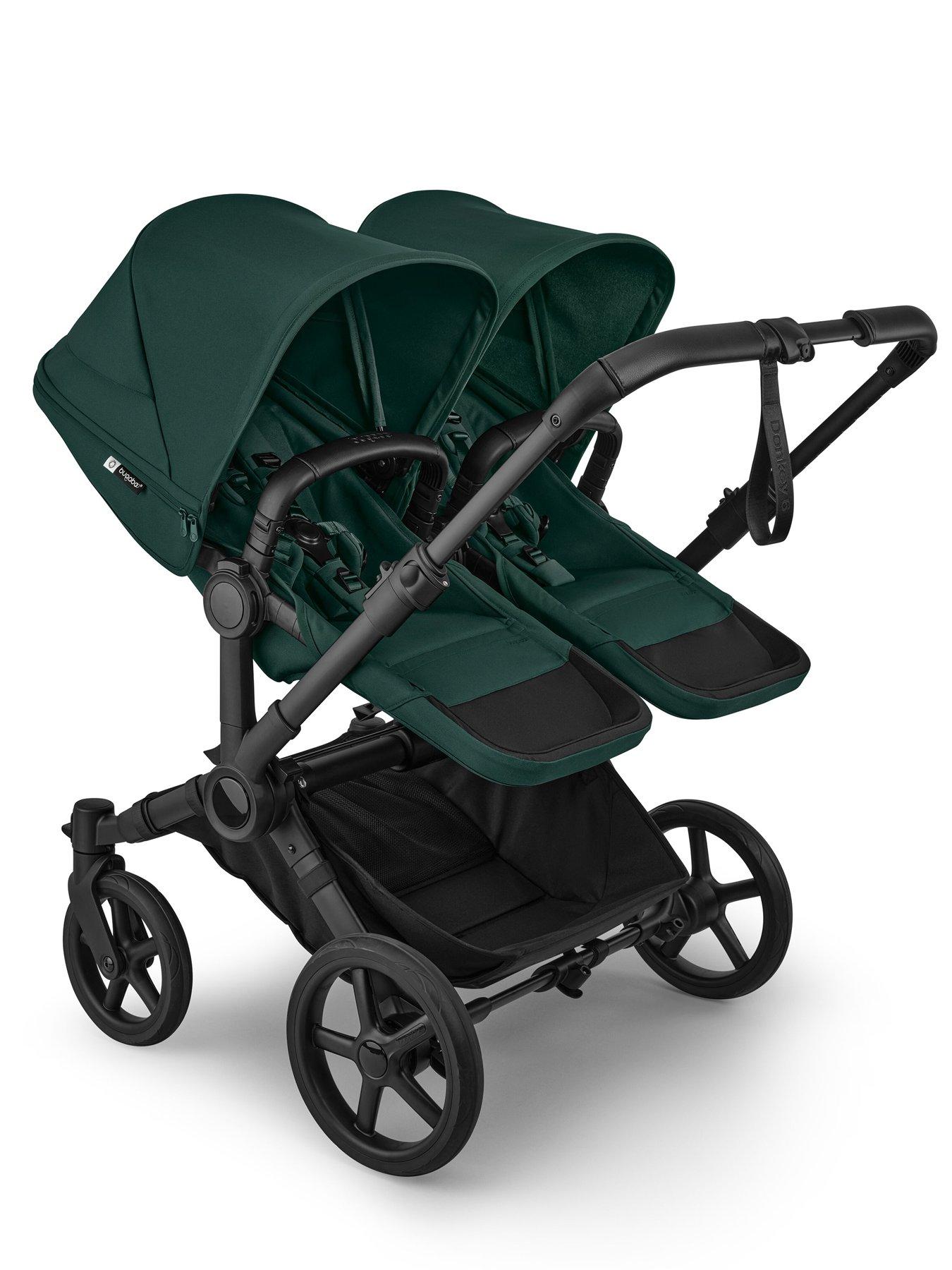 Image 3 of 4 of Bugaboo Donkey 6 Twin Pushchair- Fern Green