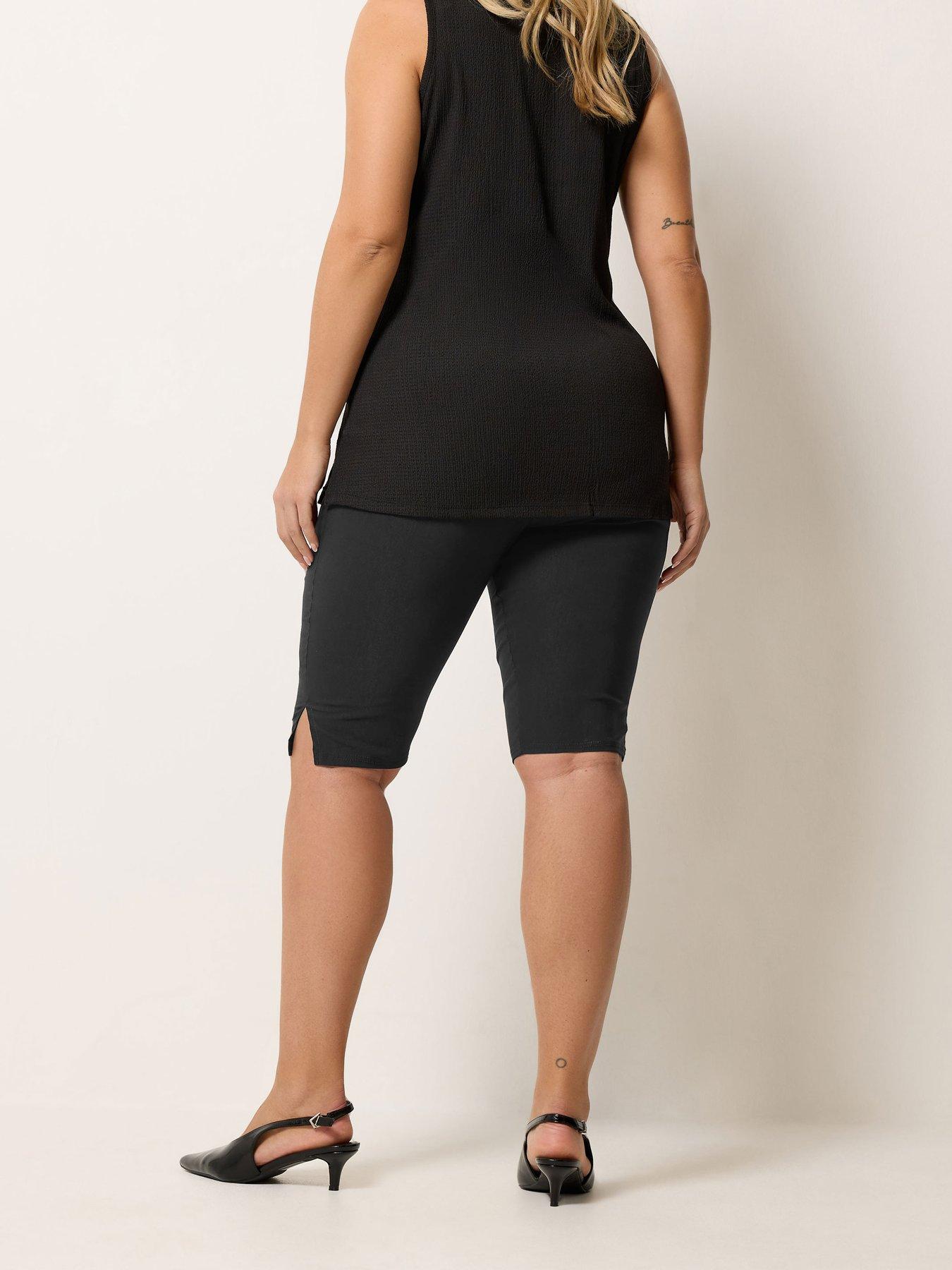 Image 2 of 6 of Yours Curve Bengaline Pedal Pusher Short