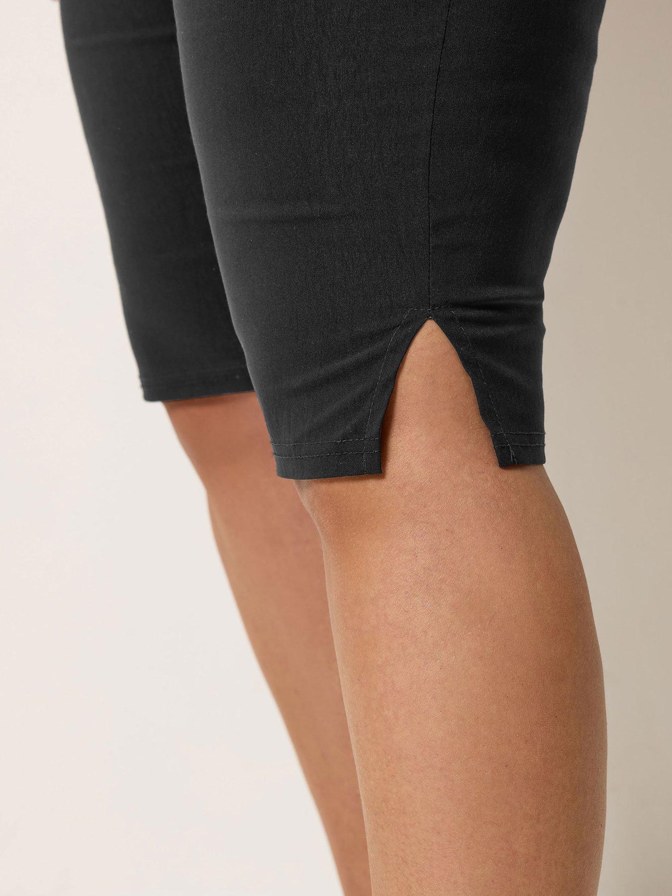 Image 5 of 6 of Yours Curve Bengaline Pedal Pusher Short