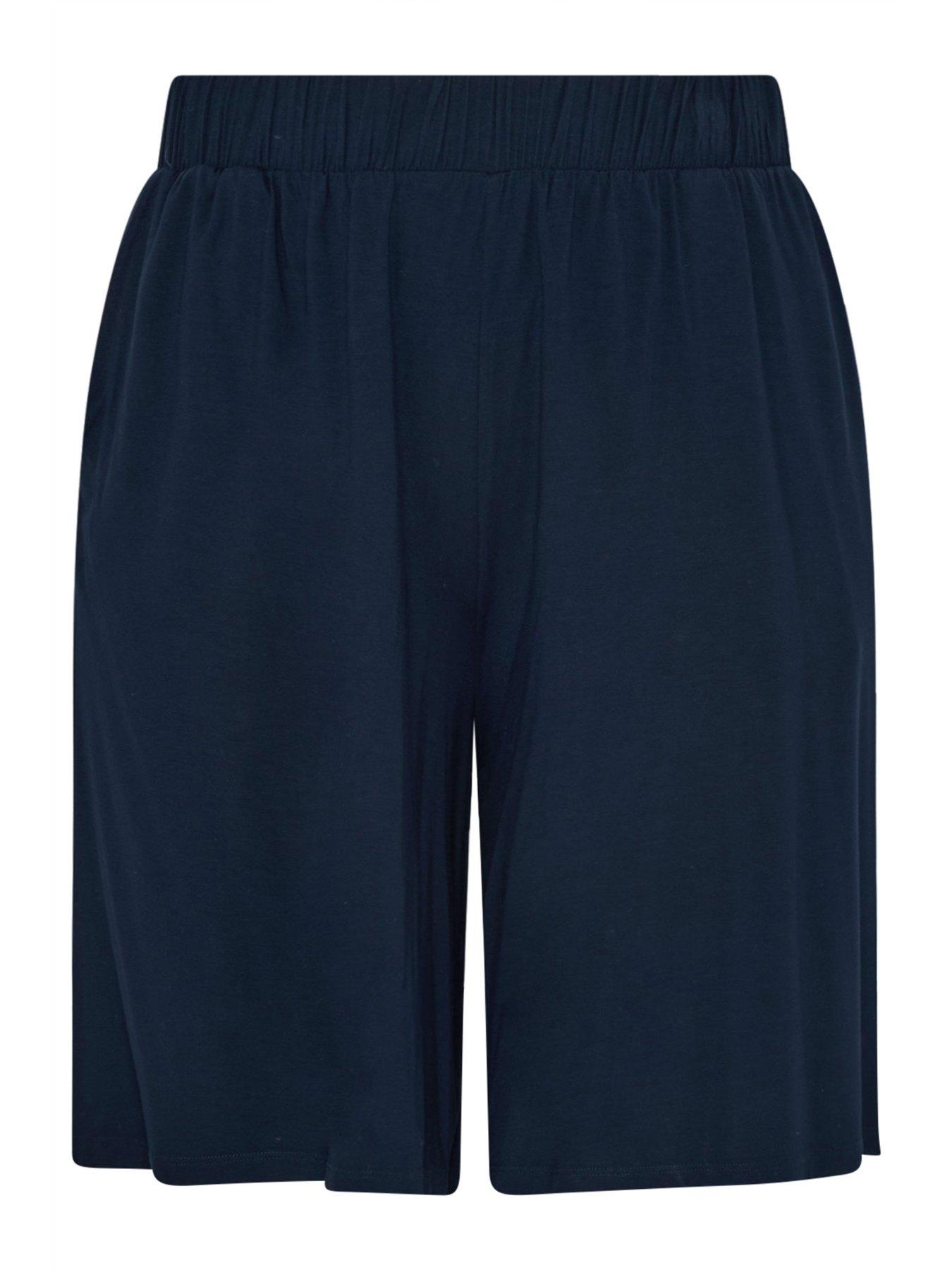 Image 5 of 5 of Yours Curve Pull On Jersey Shorts