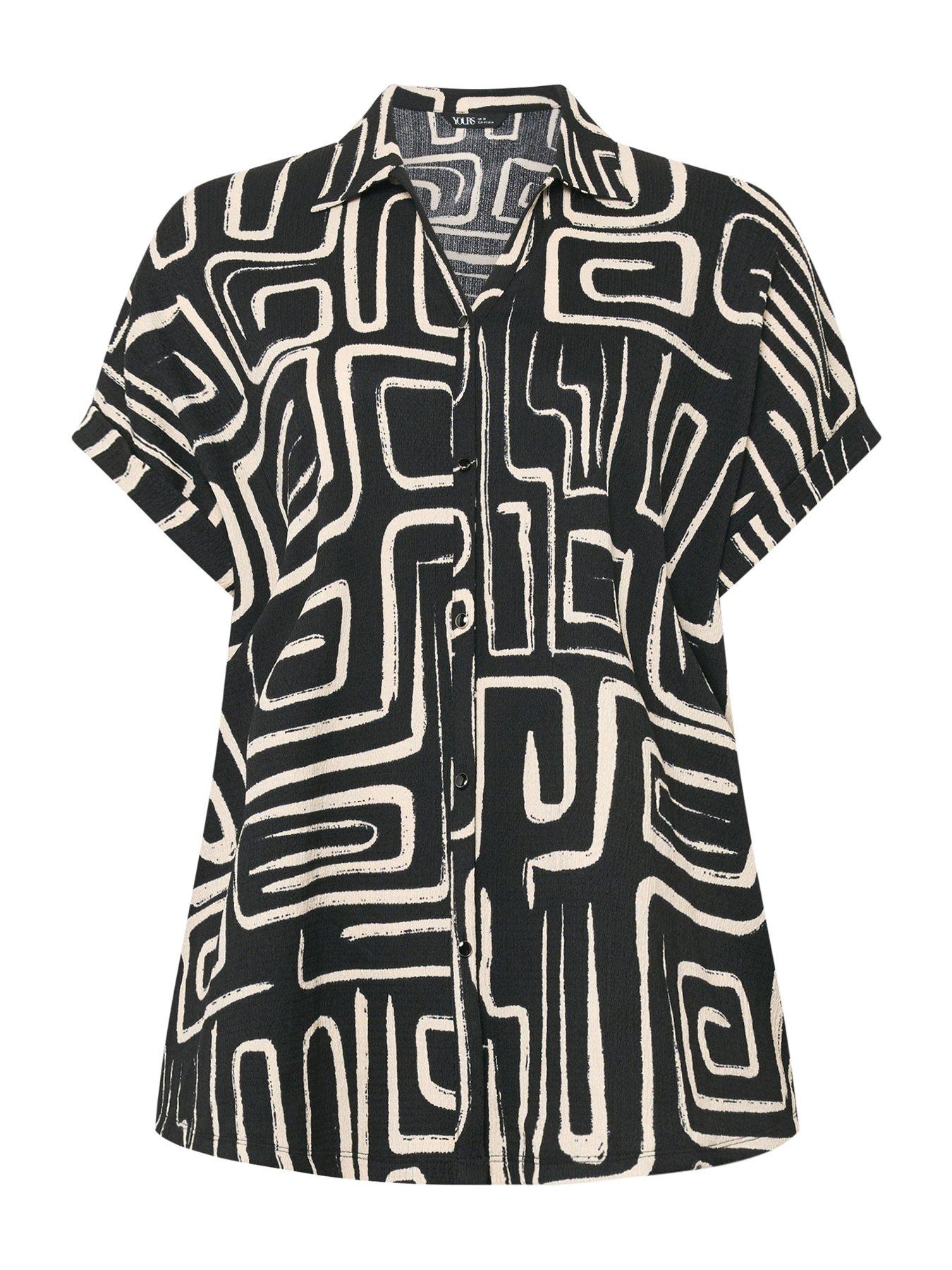Image 5 of 5 of Yours Curve Textured T-shirt Co Ord