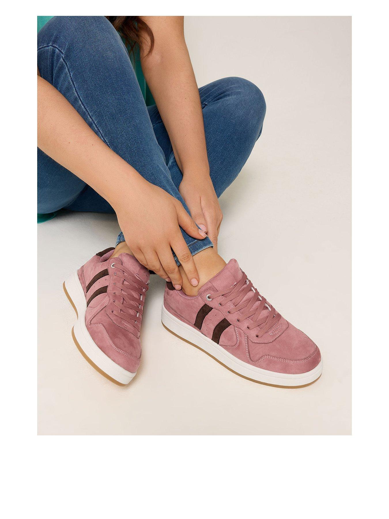 Yours E Padded Lace Up Trainer