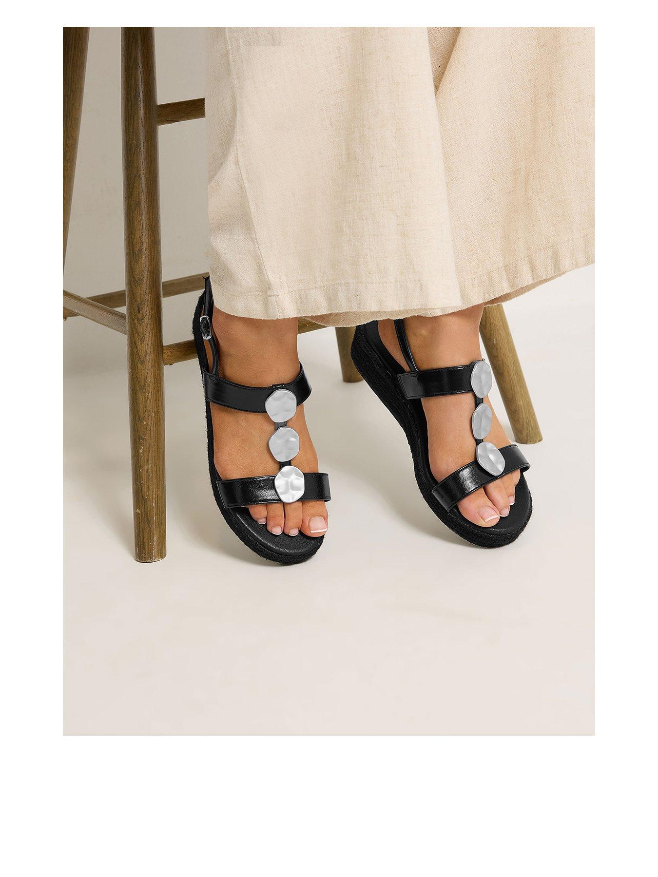 Yours Eee Hammered Metal Disk Wedges