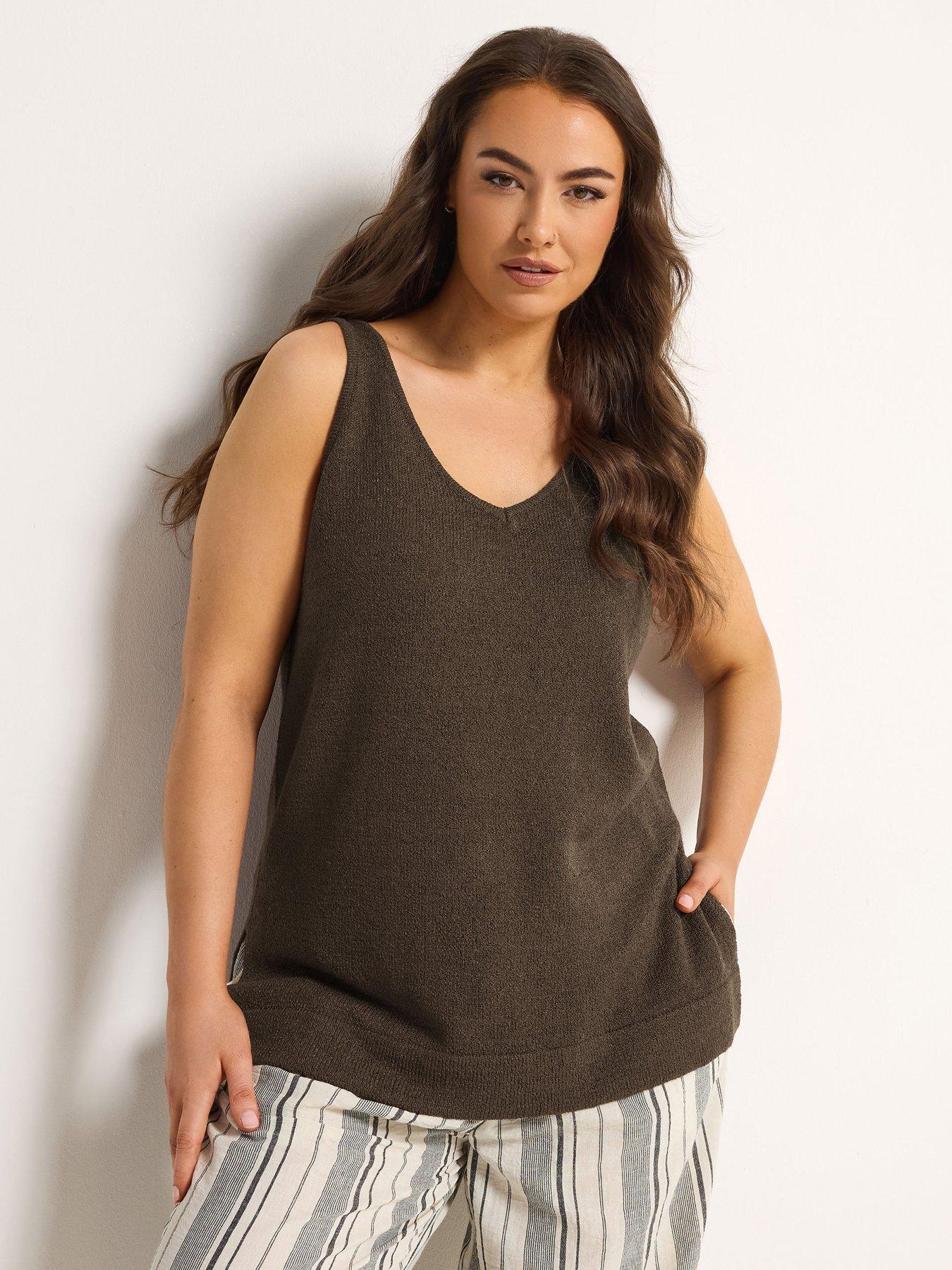 Yours Curve Smiling Yarn Vest