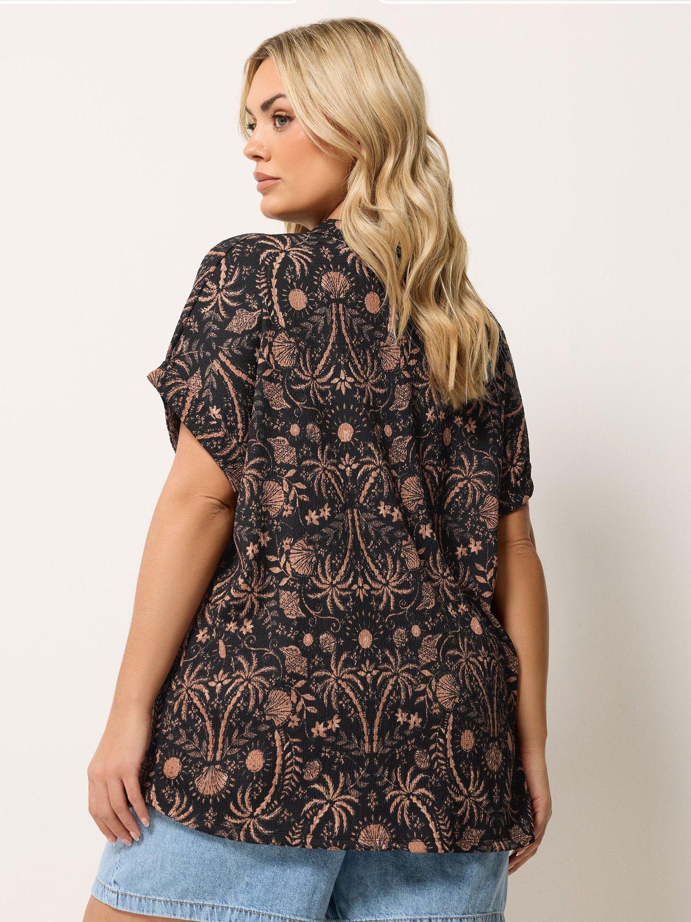 Image 2 of 5 of Yours Curve Grown On Boxy Shirt