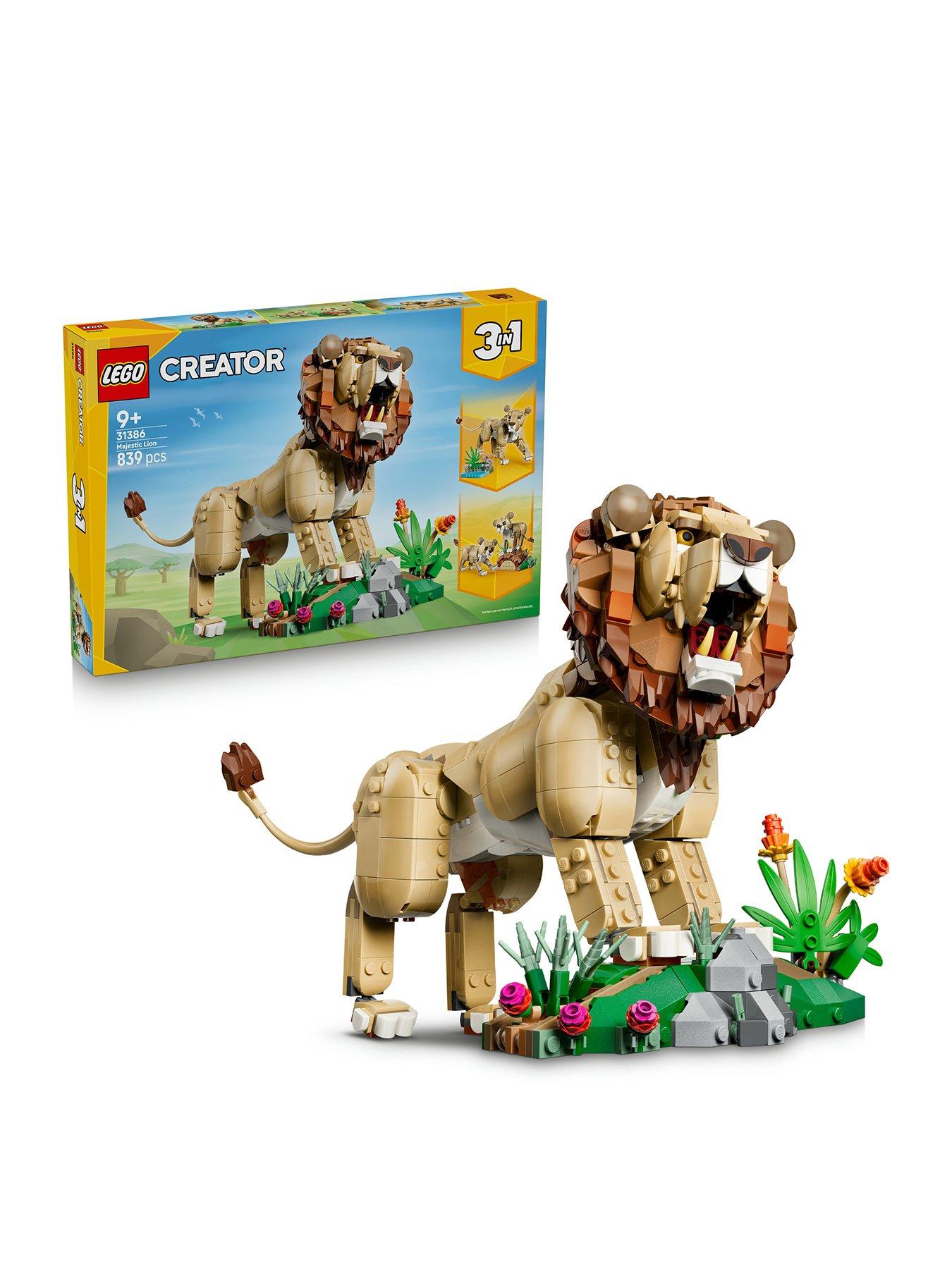 Image 1 of 5 of LEGO Creator 3 in 1 Wild Animals: Majestic Lion 31386