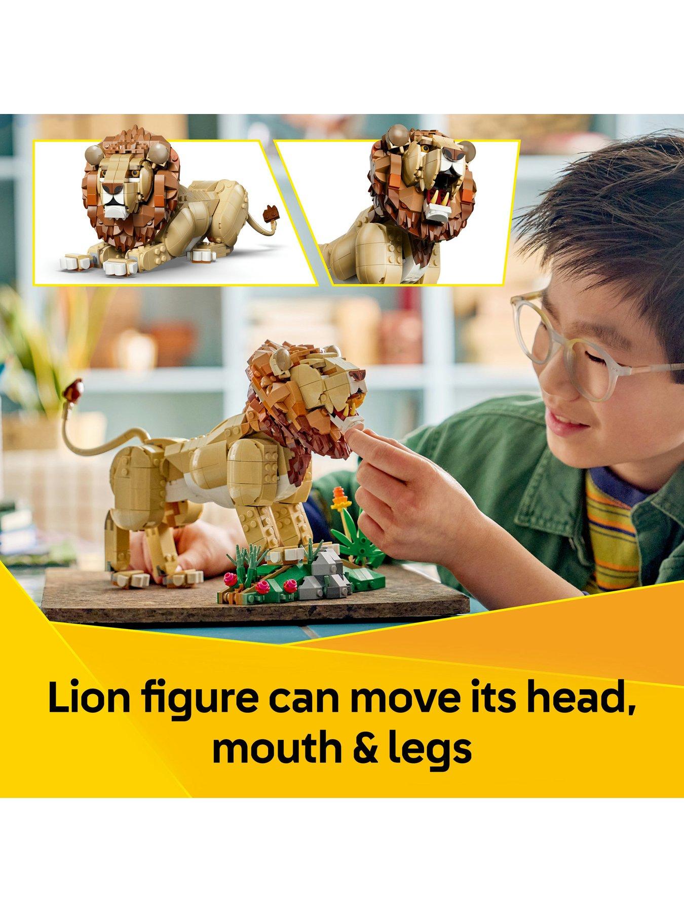 Image 2 of 5 of LEGO Creator 3 in 1 Wild Animals: Majestic Lion 31386
