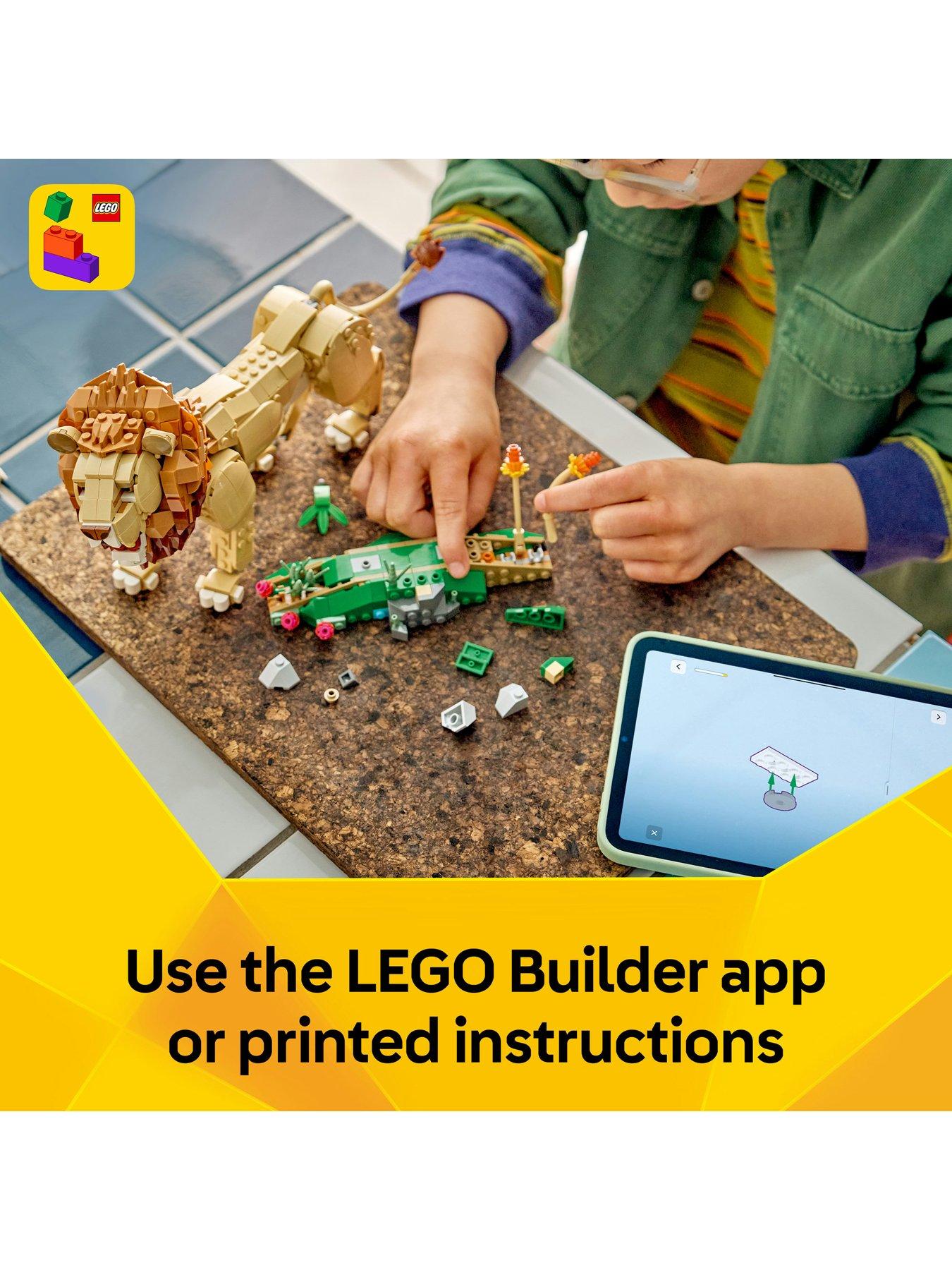 Image 4 of 5 of LEGO Creator 3 in 1 Wild Animals: Majestic Lion 31386