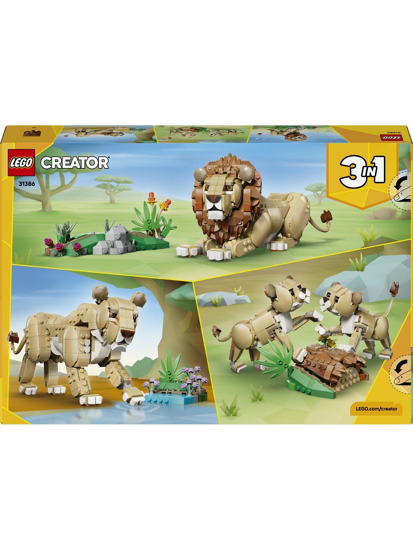 Image 5 of 5 of LEGO Creator 3 in 1 Wild Animals: Majestic Lion 31386