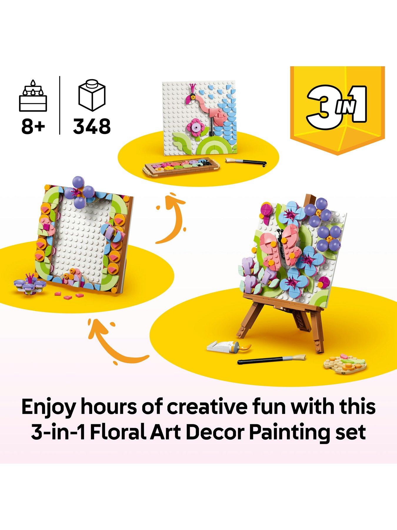 Image 2 of 8 of LEGO Creator 3 in 1 Floral Art Decor Painting 31390