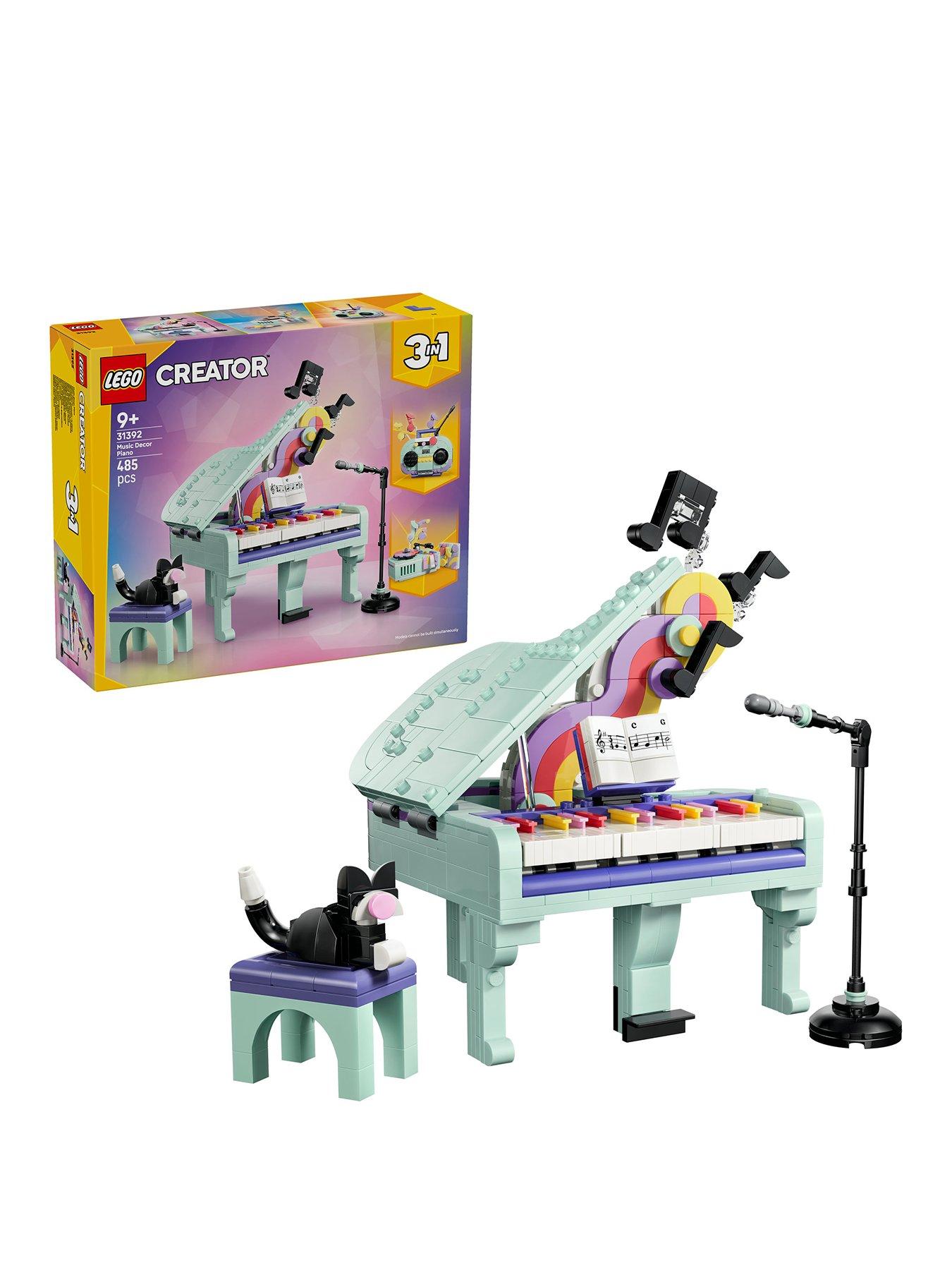 LEGO Creator 3 in 1 Music Decor Piano with Cat 31392