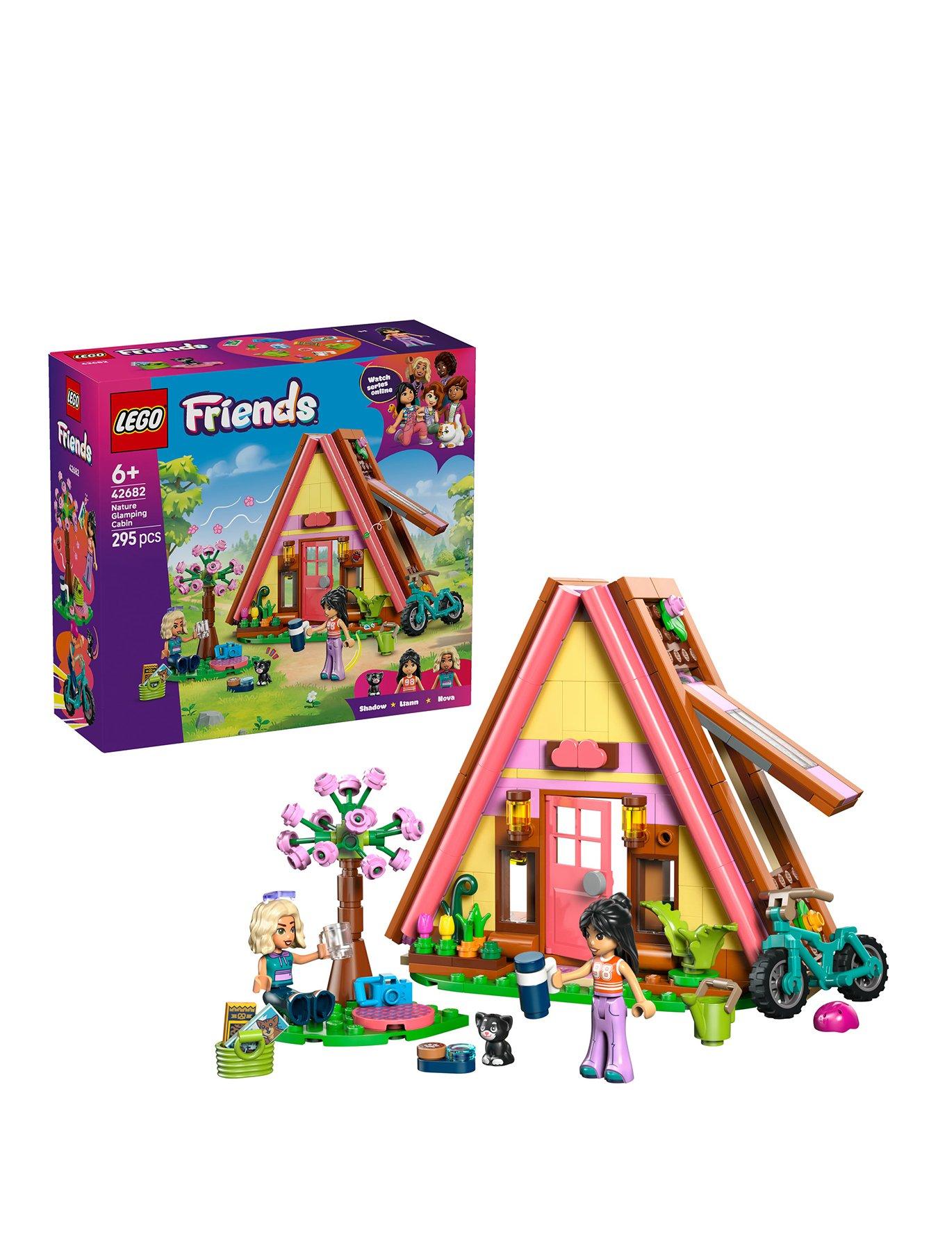 Image 1 of 8 of LEGO Friends Nature Glamping Cabin Building Toy 42682