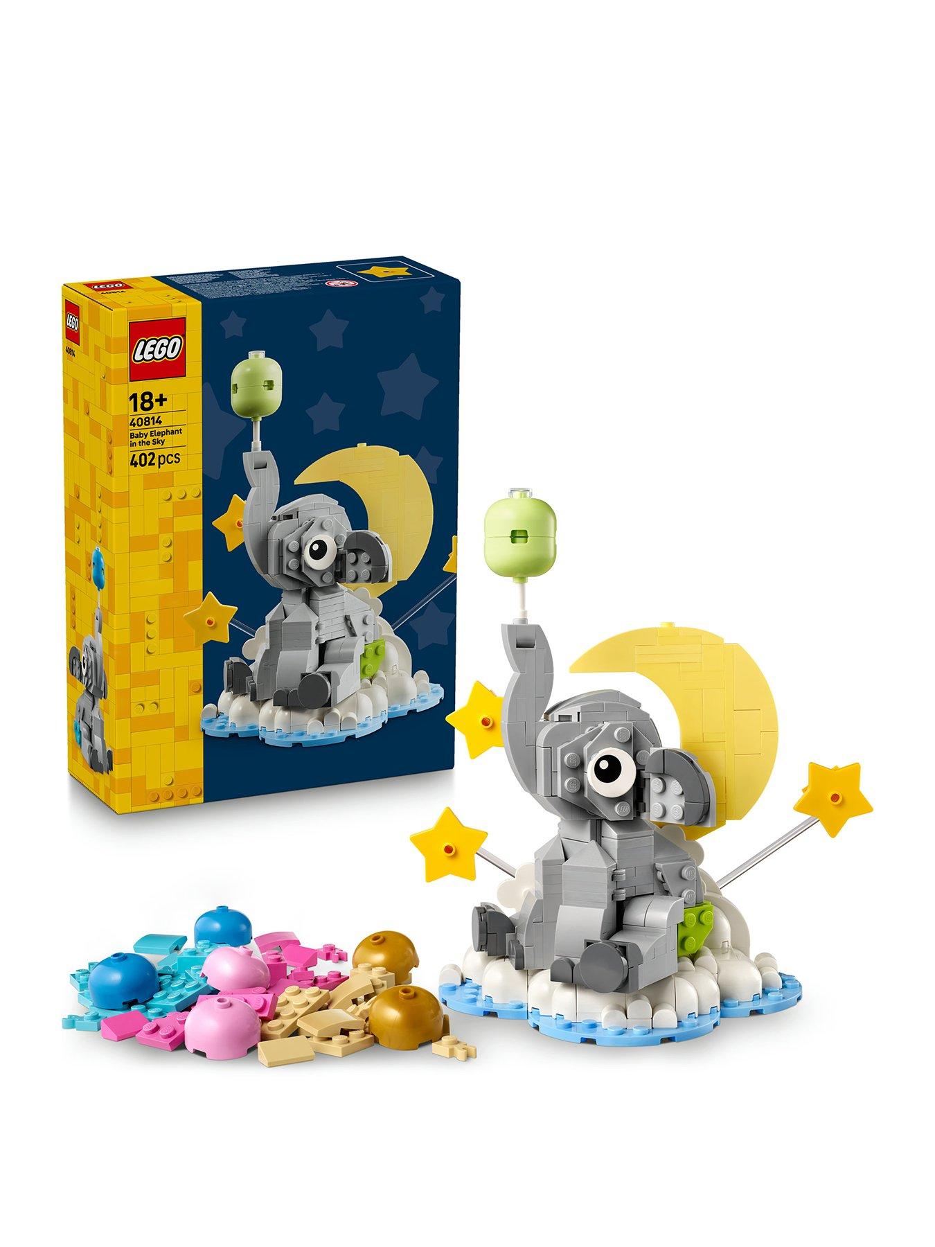 Image 1 of 8 of LEGO Baby Elephant in the Sky Set for Adults 40814