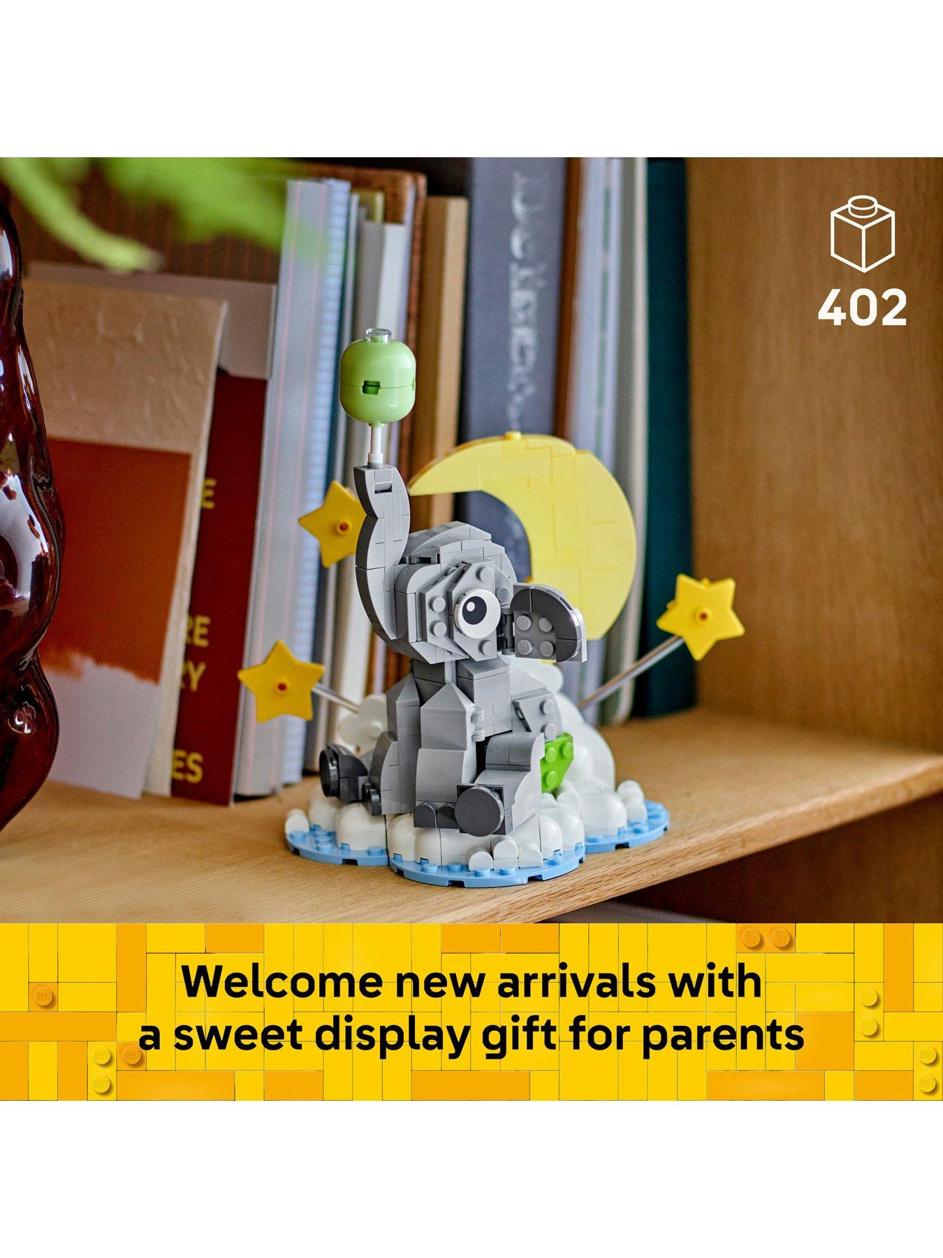 Image 2 of 8 of LEGO Baby Elephant in the Sky Set for Adults 40814