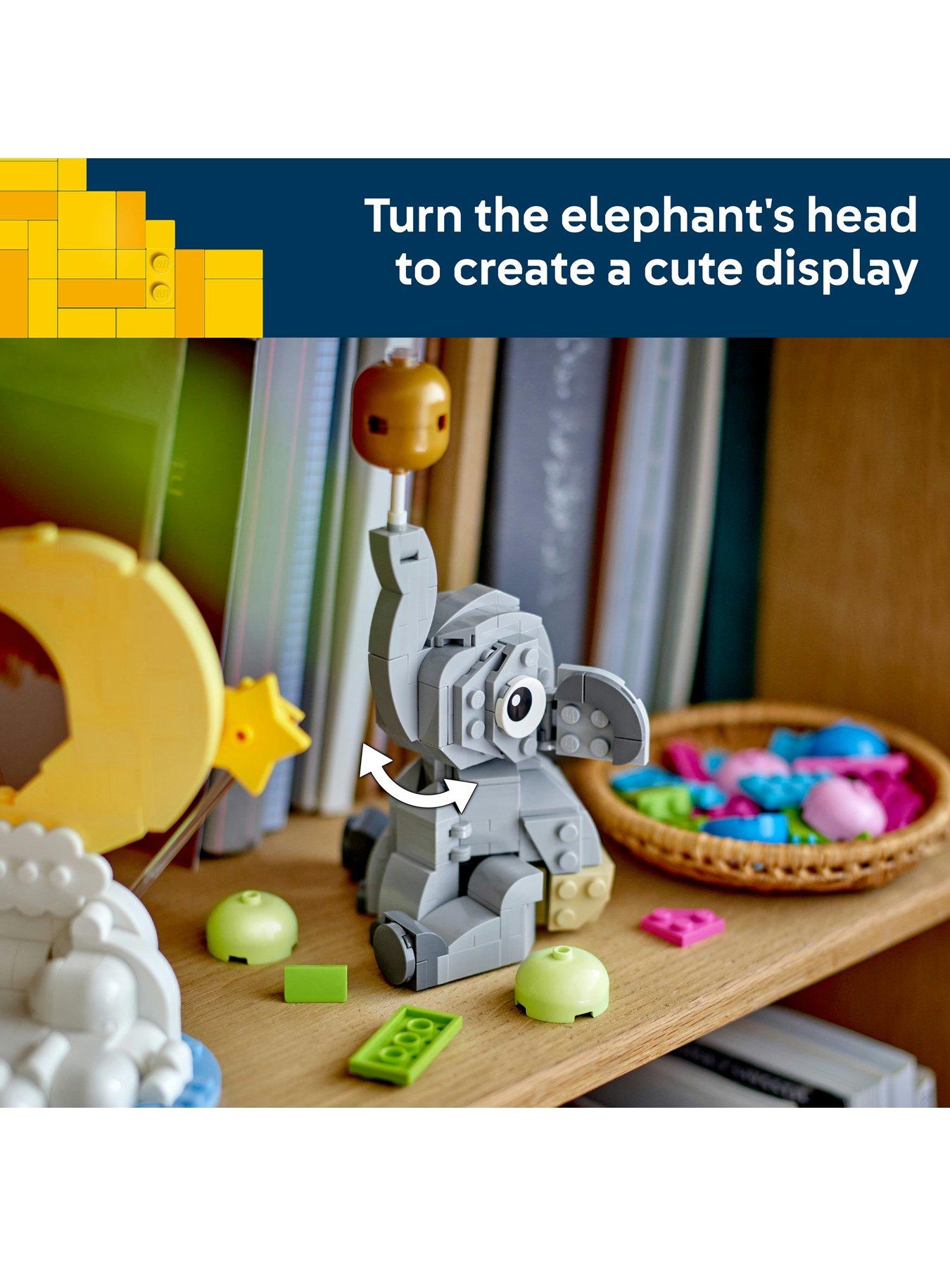 Image 6 of 8 of LEGO Baby Elephant in the Sky Set for Adults 40814