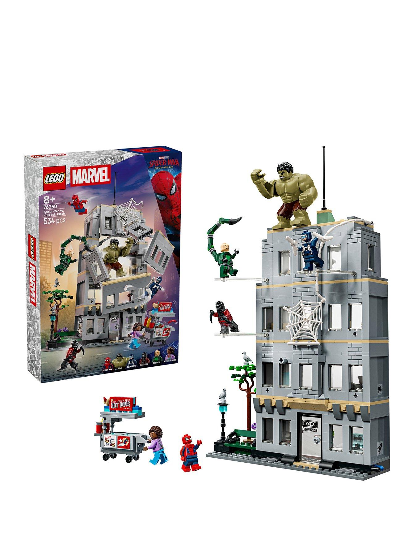Lego Marvel Super Heroes Spider-Man Vs. Hulk Epic Clash 76350