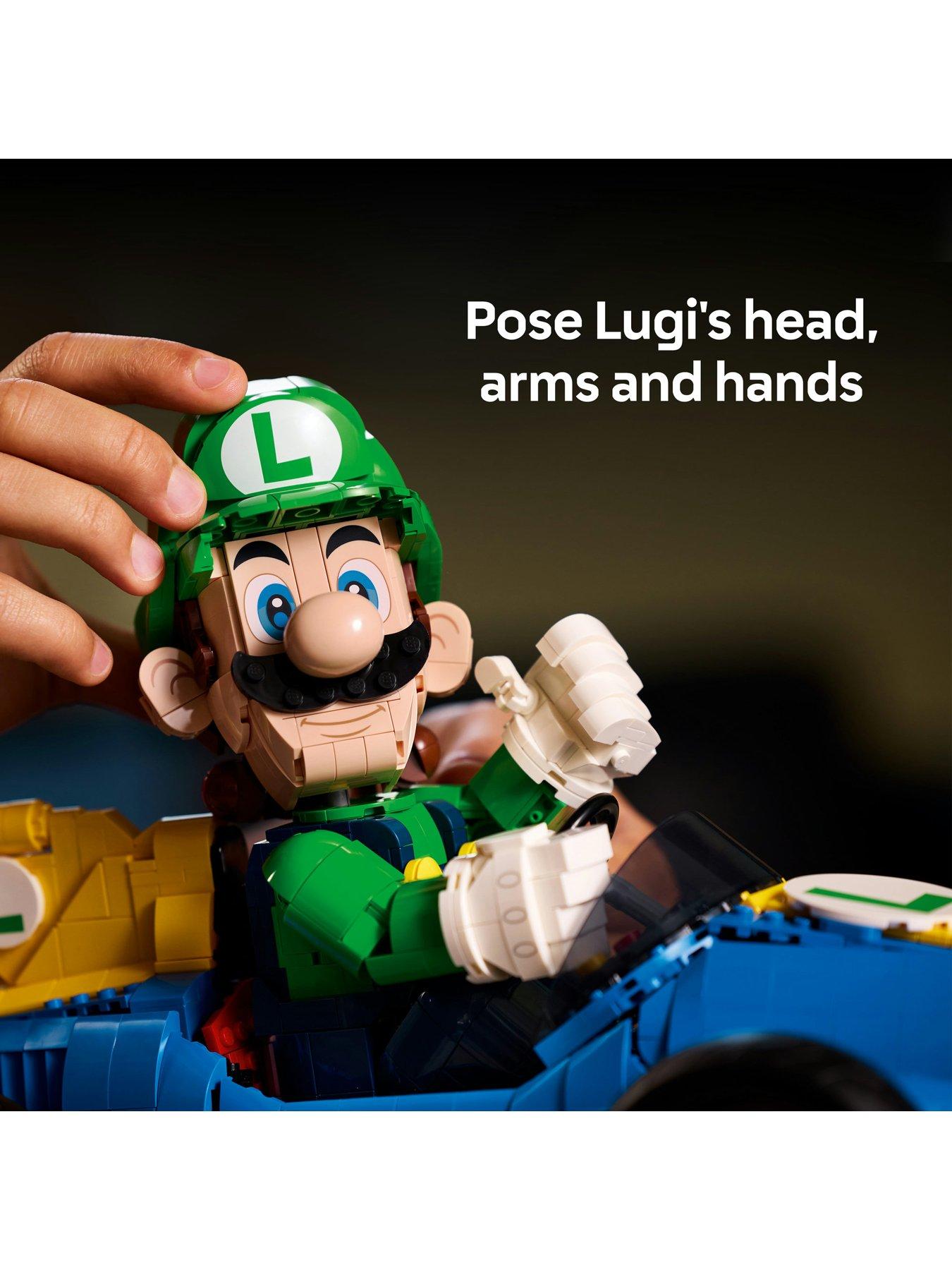 Image 4 of 8 of LEGO Super Mario Mario Kart&trade; &ndash; Luigi &amp; Mach 8 Set 72050