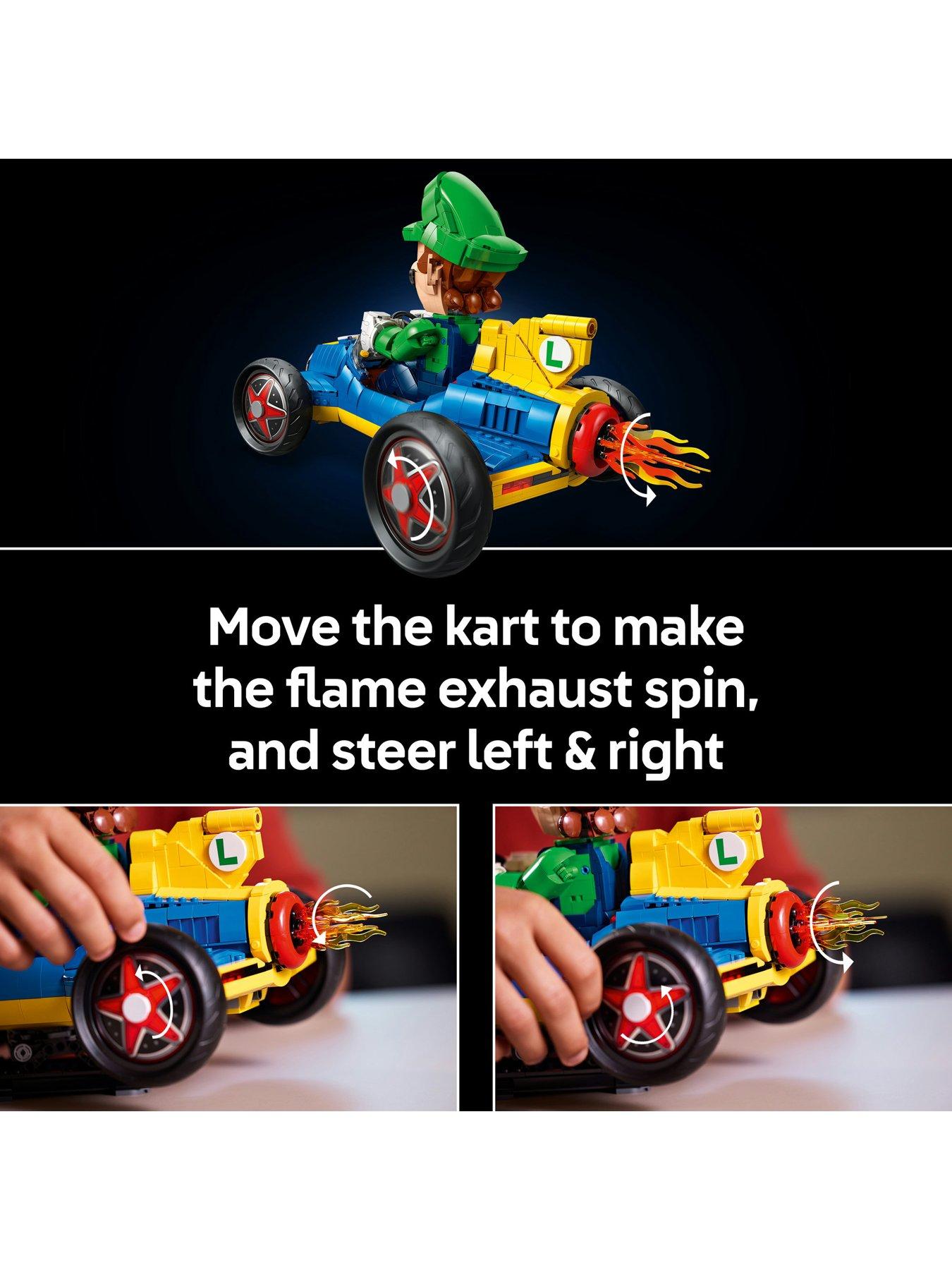 Image 5 of 8 of LEGO Super Mario Mario Kart&trade; &ndash; Luigi &amp; Mach 8 Set 72050
