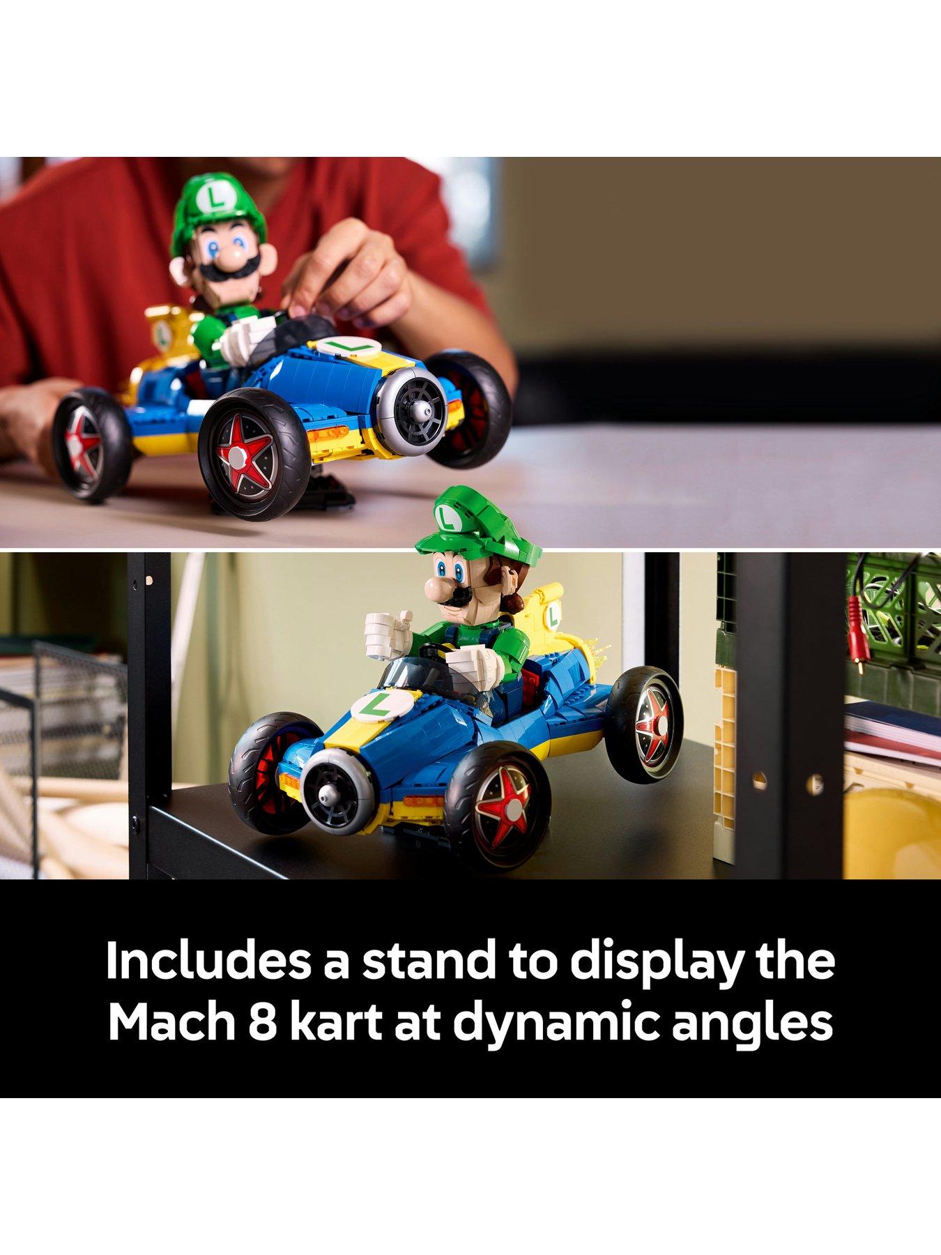 Image 6 of 8 of LEGO Super Mario Mario Kart&trade; &ndash; Luigi &amp; Mach 8 Set 72050