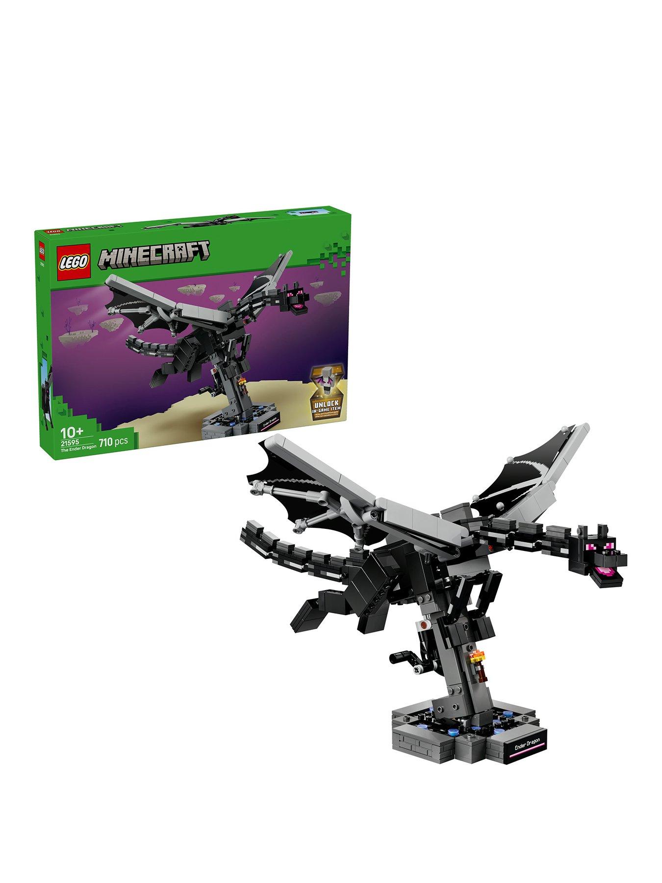 Image 1 of 8 of LEGO Minecraft The Ender Dragon Video Game Decor 21595