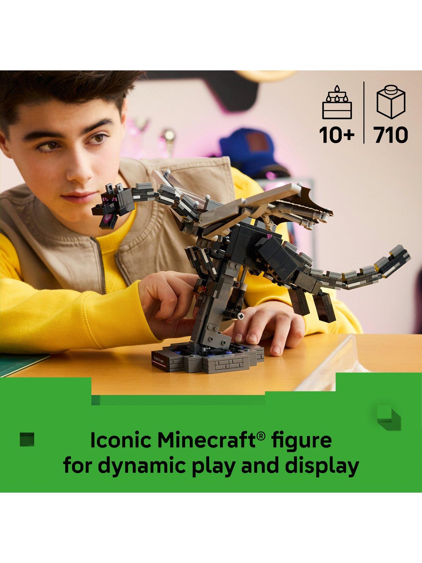 Image 2 of 8 of LEGO Minecraft The Ender Dragon Video Game Decor 21595