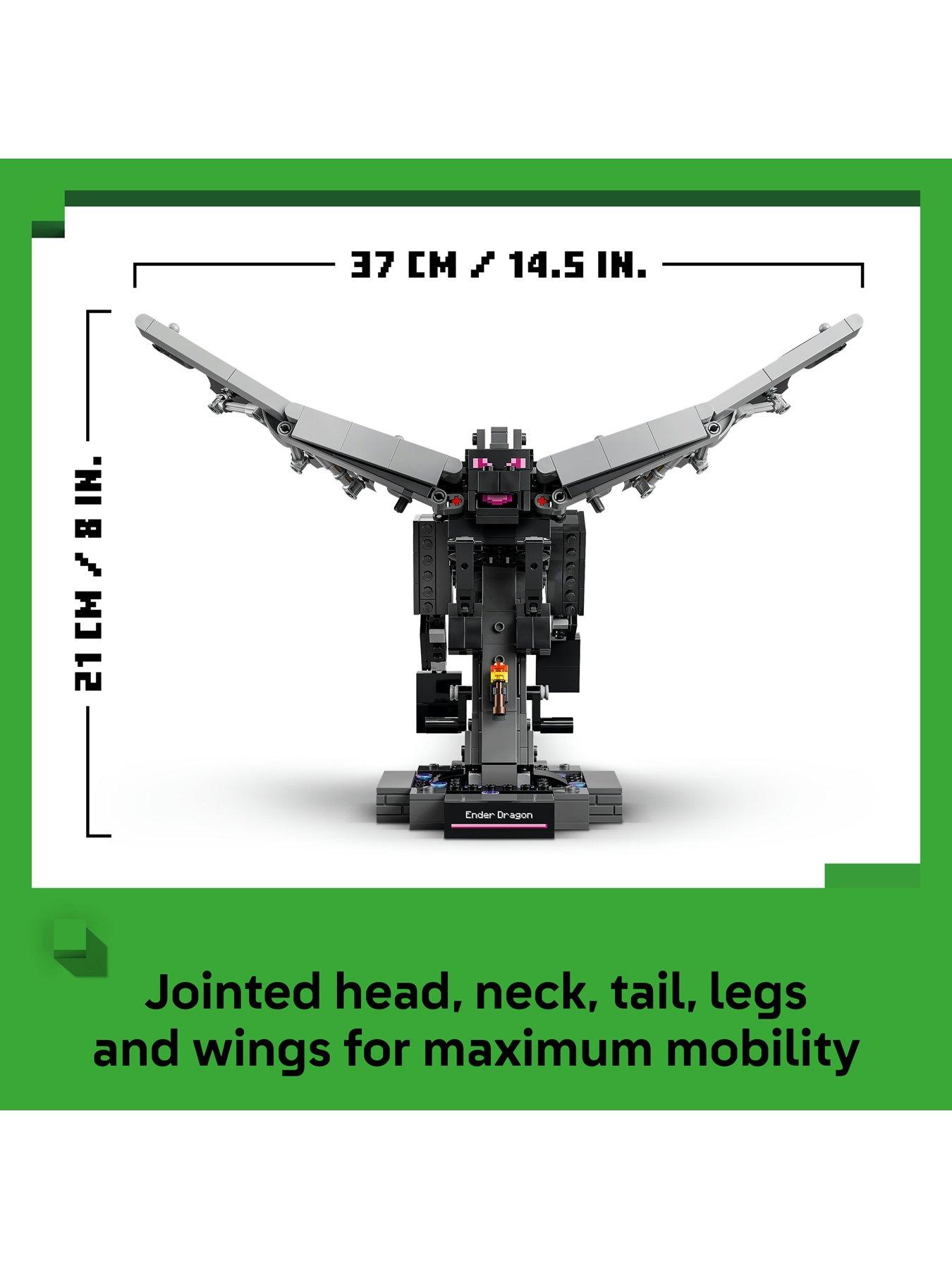Image 3 of 8 of LEGO Minecraft The Ender Dragon Video Game Decor 21595