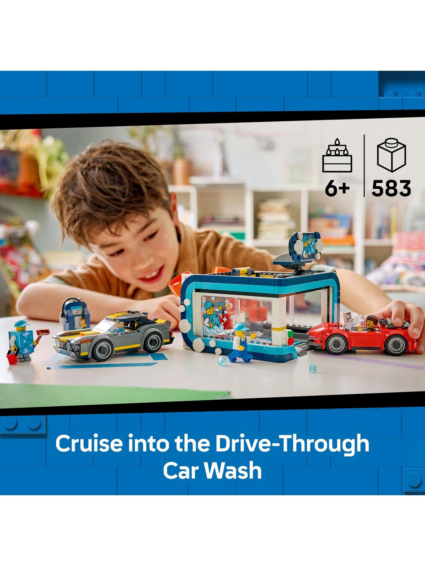 Image 2 of 8 of LEGO City Drive-Through Car Wash Building Toy 60497