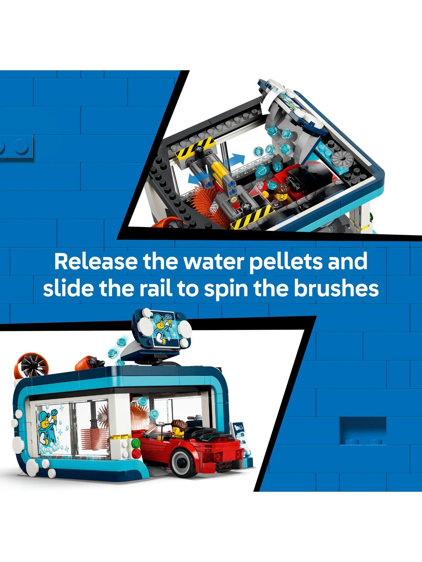 Image 3 of 8 of LEGO City Drive-Through Car Wash Building Toy 60497