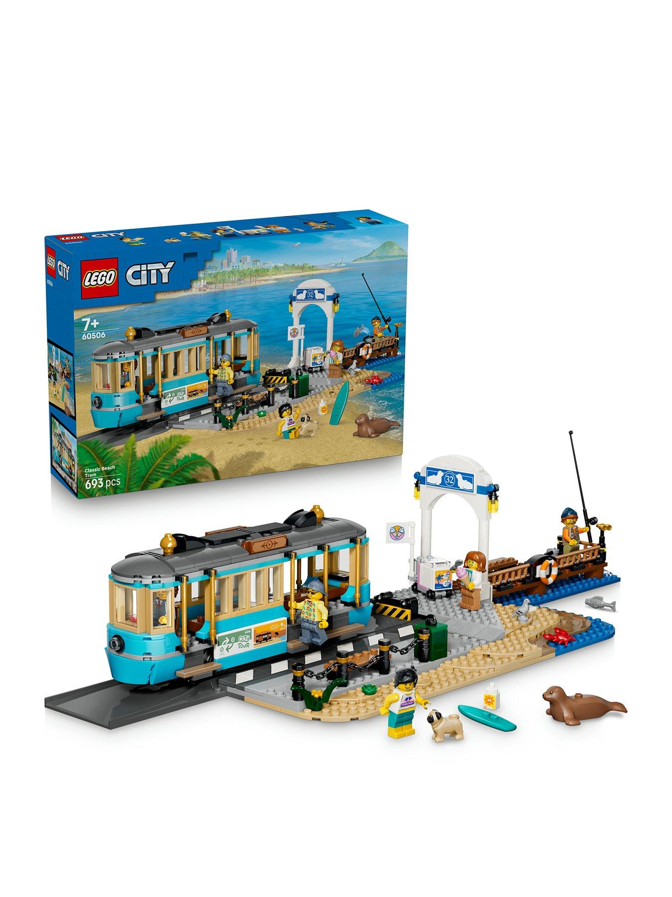 Image 1 of 8 of LEGO Classic Beach Tram - Train Toy Set 60506
