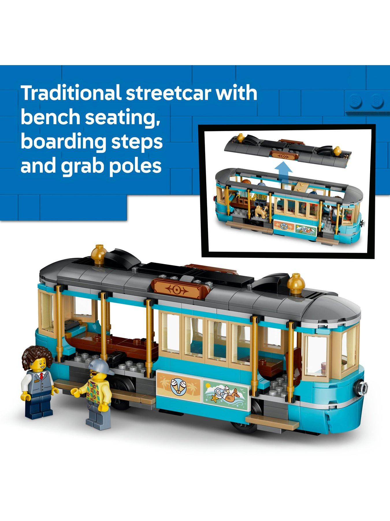 Image 3 of 8 of LEGO Classic Beach Tram - Train Toy Set 60506