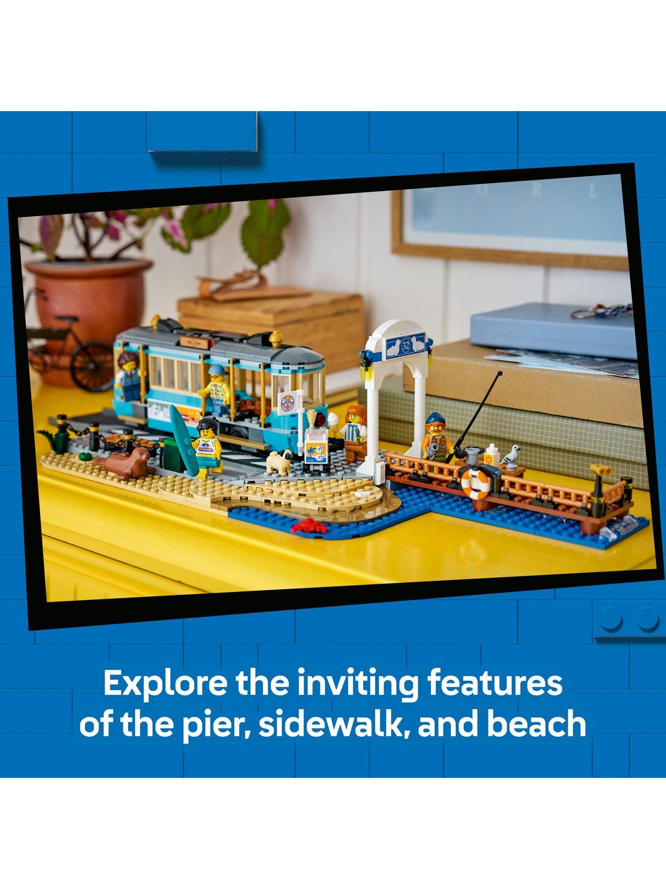 Image 4 of 8 of LEGO Classic Beach Tram - Train Toy Set 60506