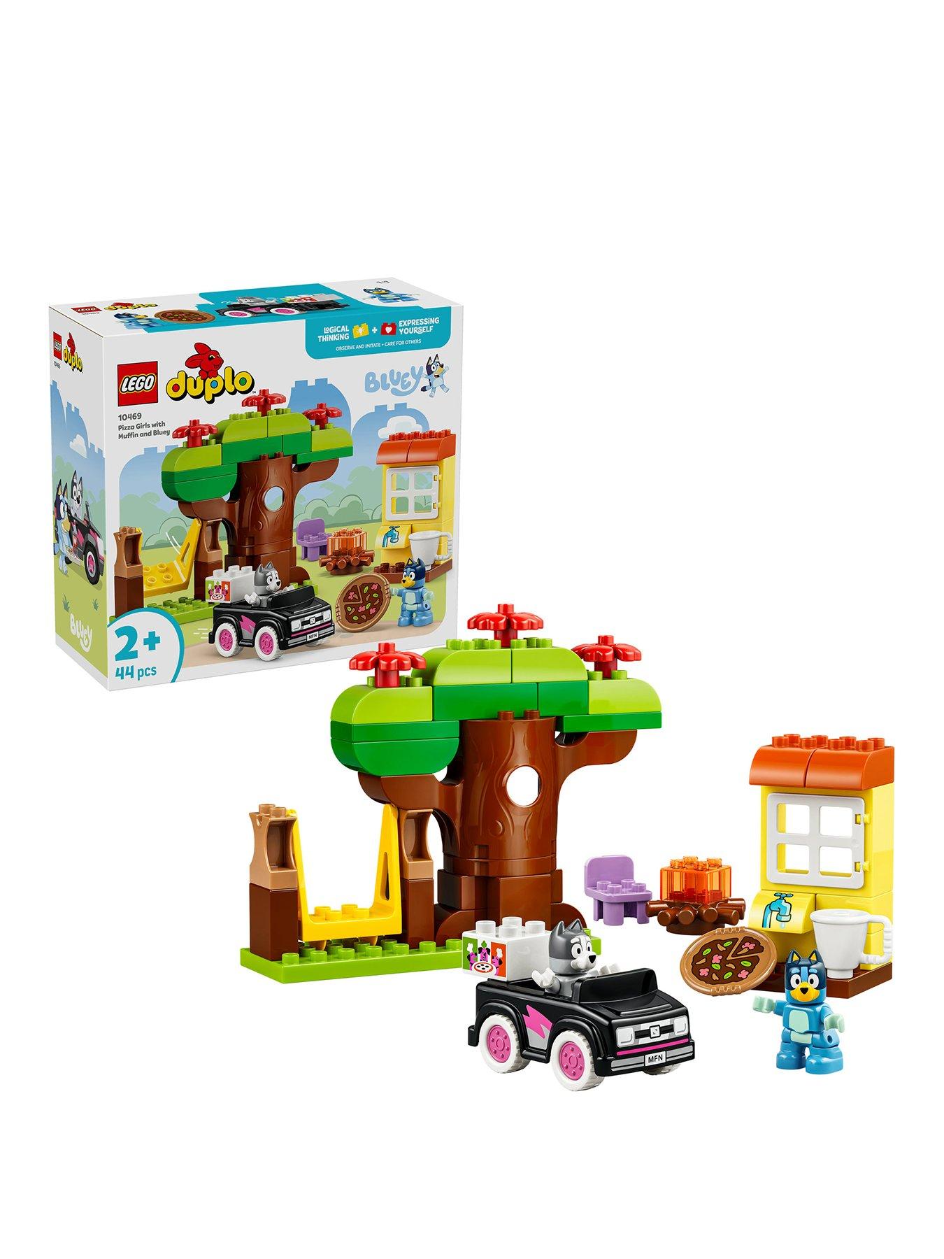 LEGO Duplo Bluey Pizza Girls with Muffin and Bluey 10469
