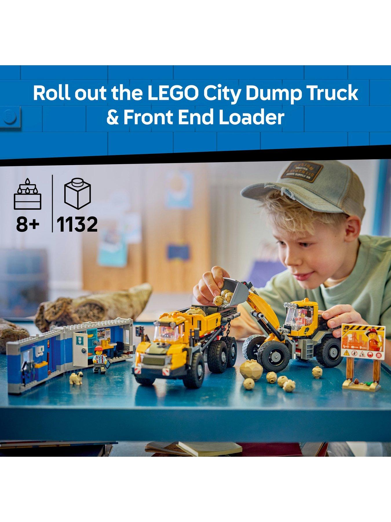 Image 2 of 8 of LEGO City Dump Truck &amp; Front End Loader Toy 60494