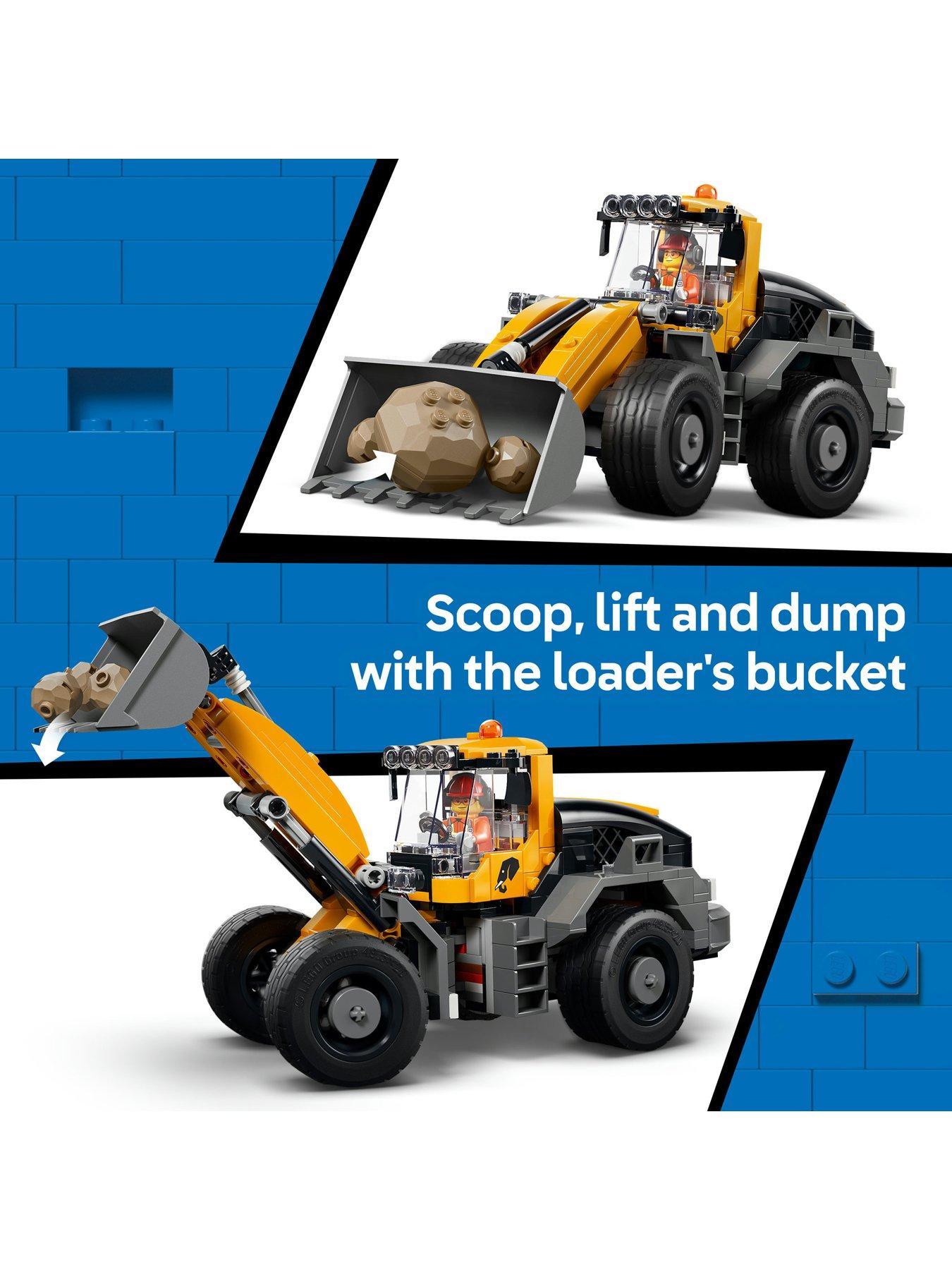 Image 3 of 8 of LEGO City Dump Truck &amp; Front End Loader Toy 60494