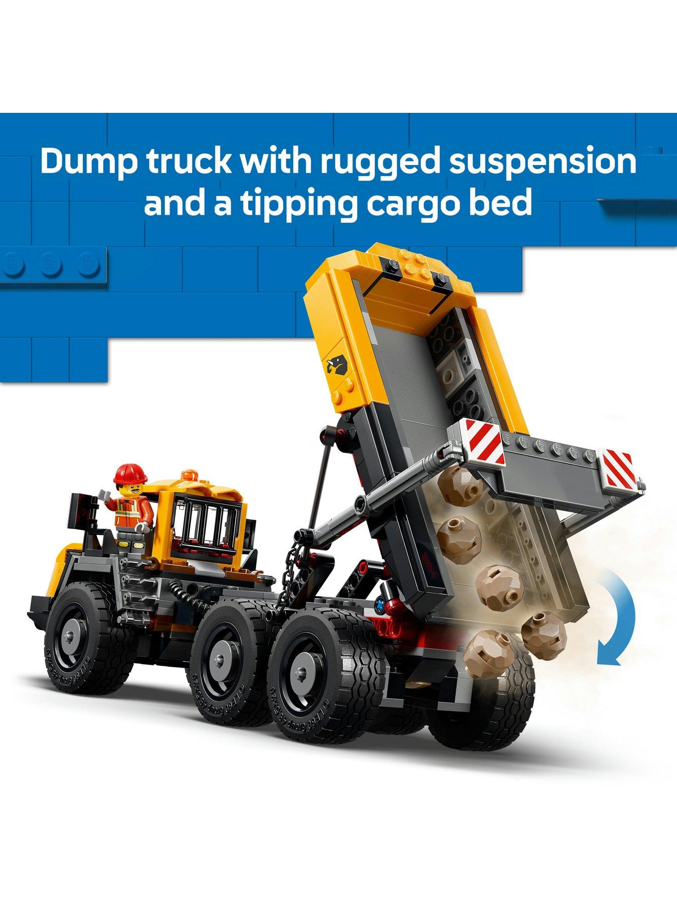 Image 4 of 8 of LEGO City Dump Truck &amp; Front End Loader Toy 60494