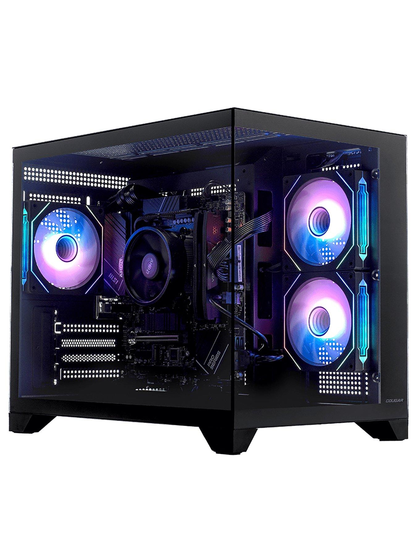Image 2 of 6 of Stormforce Carbon AMD Ryzen 5, 16GB RAM, 1TB SSD, Gaming Desktop Bundle