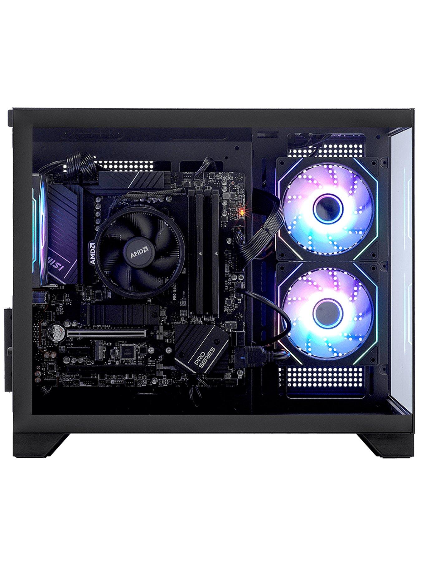 Image 4 of 6 of Stormforce Carbon AMD Ryzen 5, 16GB RAM, 1TB SSD, Gaming Desktop Bundle