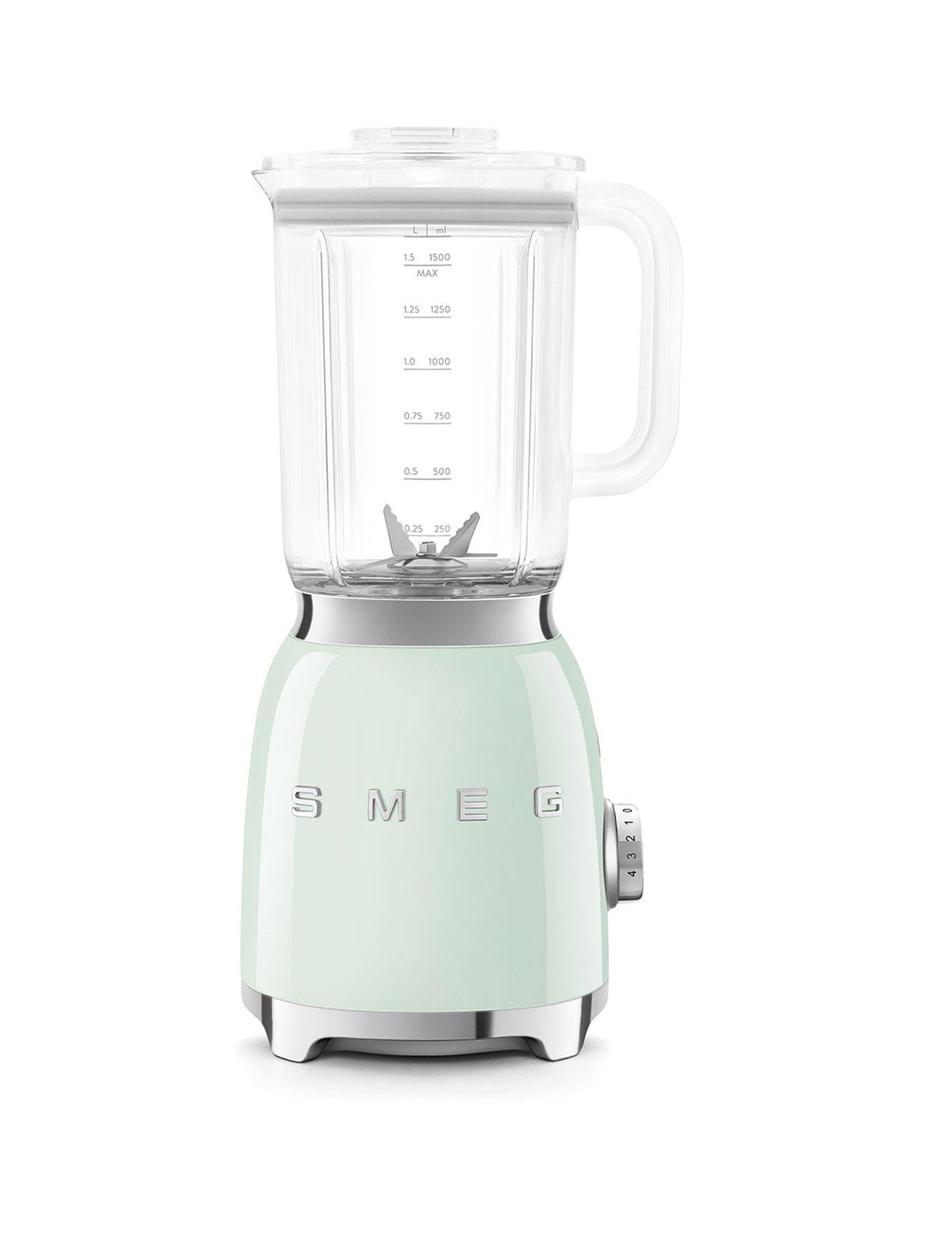 Image 1 of 6 of Smeg Retro 50's Style Jug Blender, 4 Speed Settings, 1.5L, Pastel Green
