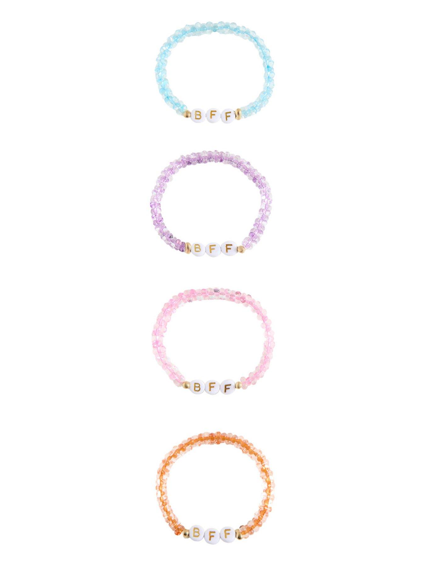 Image 2 of 2 of Mango Girls 4 Pack Bff Bracelets - Pink