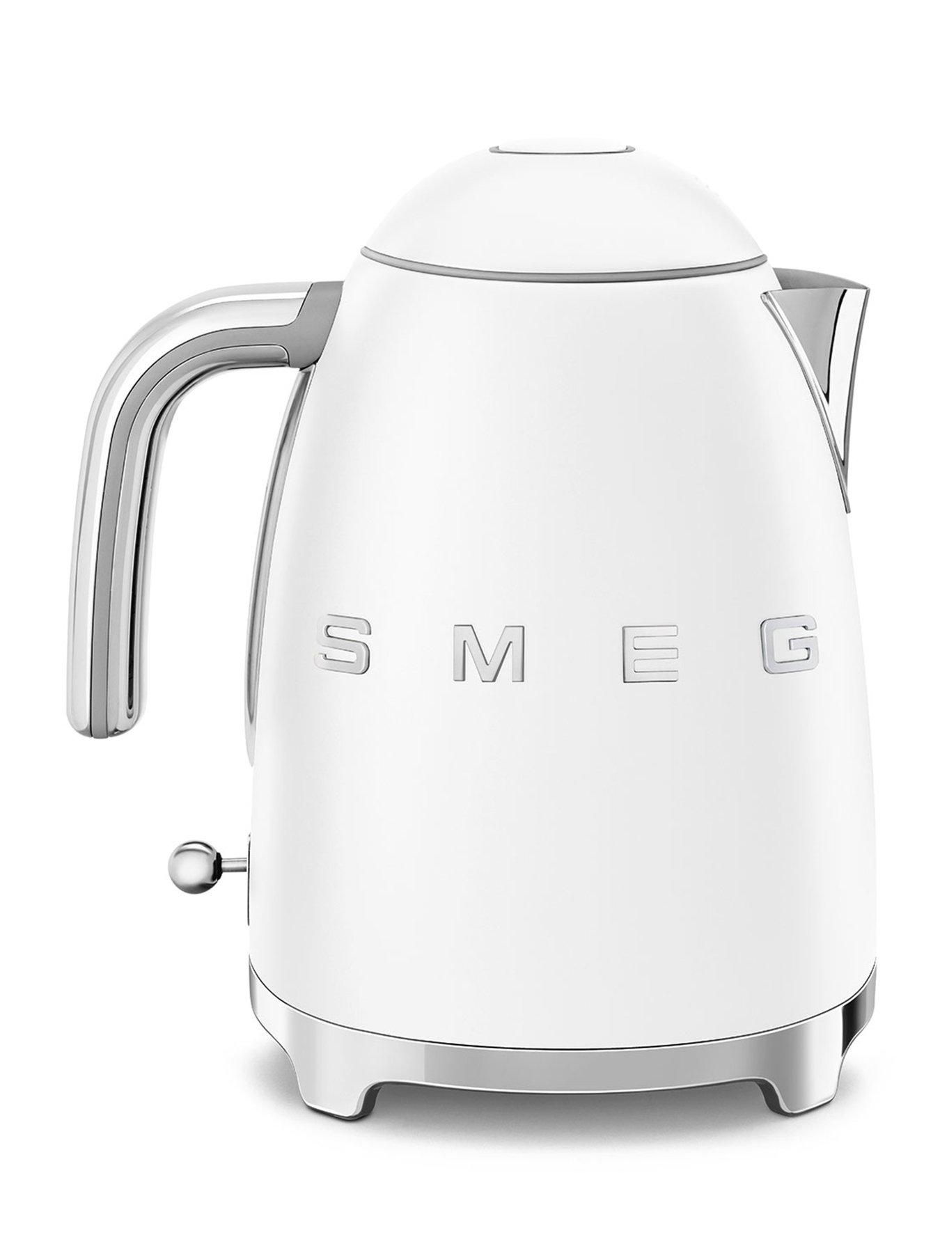 Image 2 of 6 of Smeg 50's Style Retro 1.7L Kettle & Multi-Functional 2-Slice Toaster, White