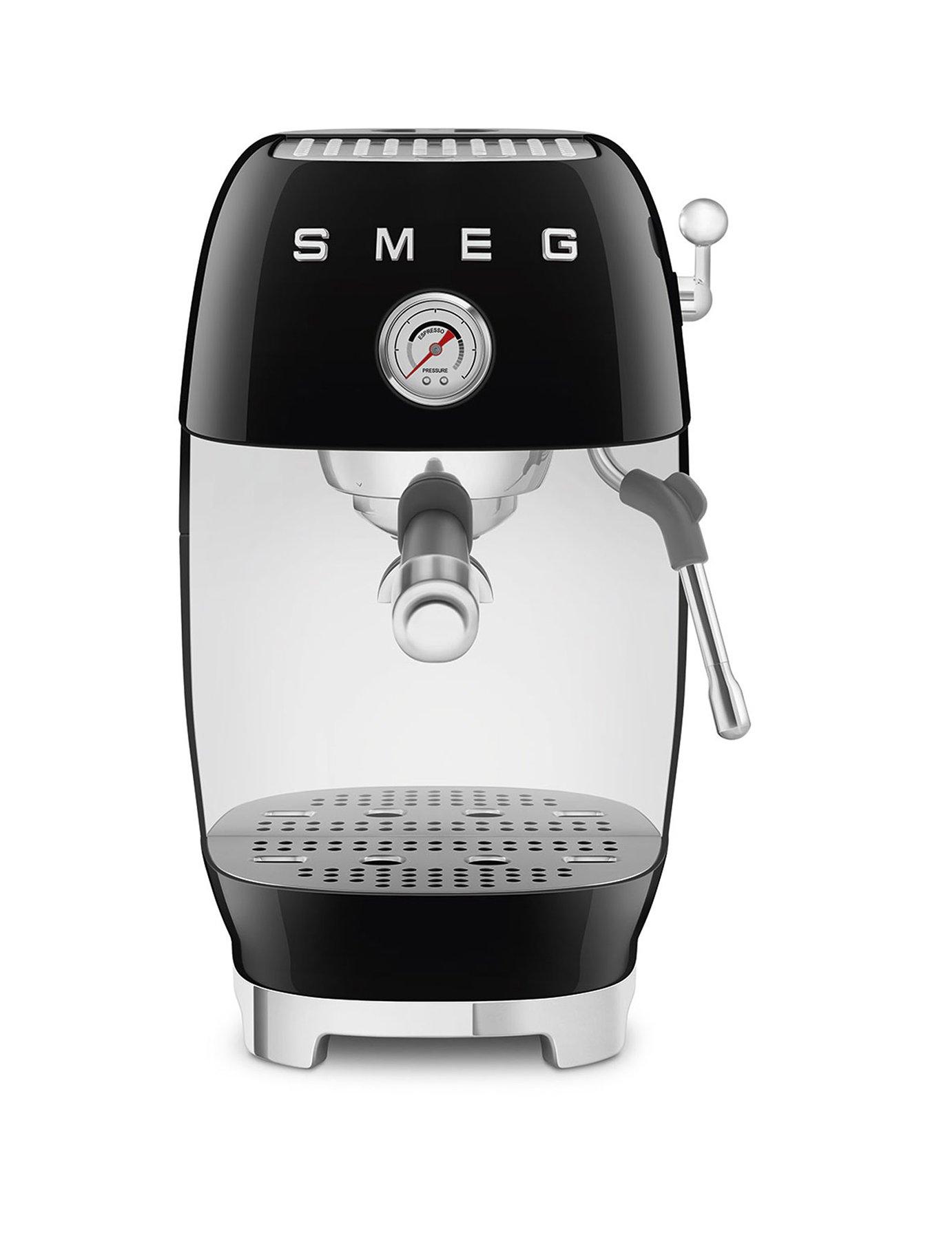 Smeg Espresso Coffee Machine with Cold Brew Function, Black