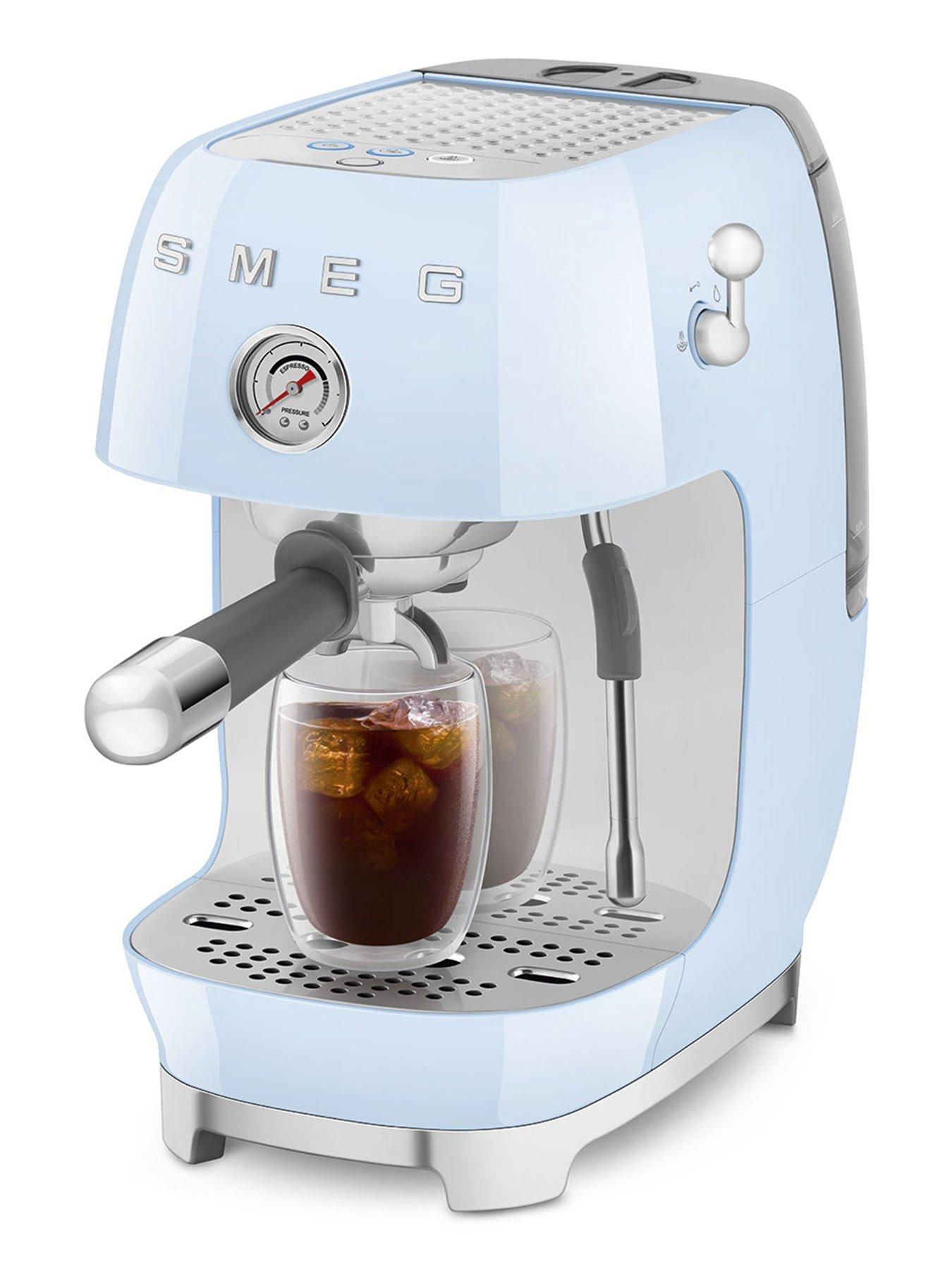Image 2 of 6 of Smeg Espresso Coffee Machine with Cold Brew Function, Blue