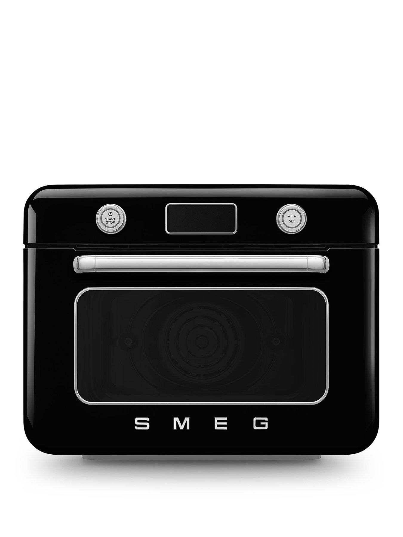 Smeg 9-In-1 Multifunction Countertop Oven With Steam & Air Fry, Black
