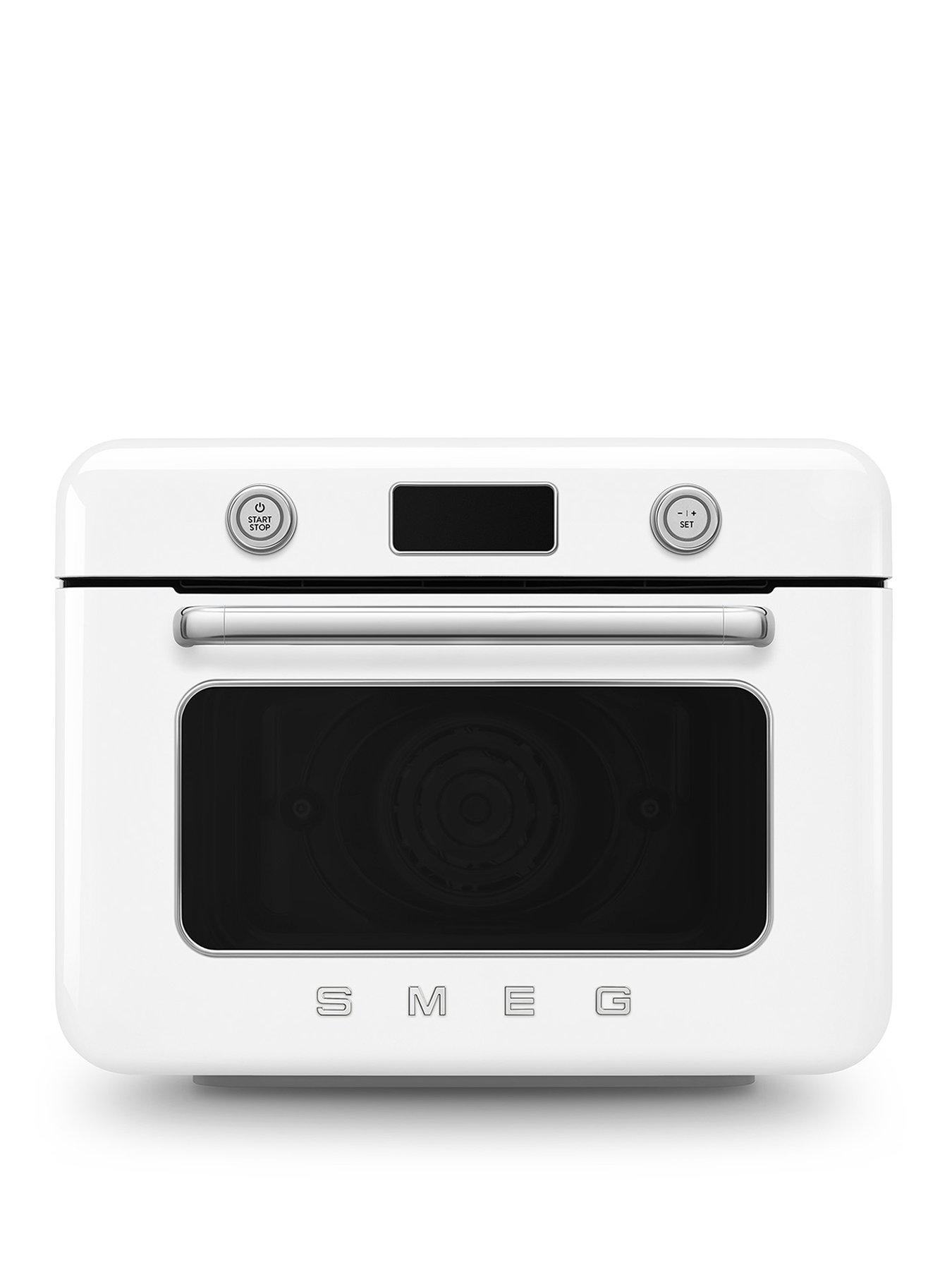 Image 1 of 6 of Smeg 10-in-1 Multifunction Countertop Oven with Steam & Air Fry,  White